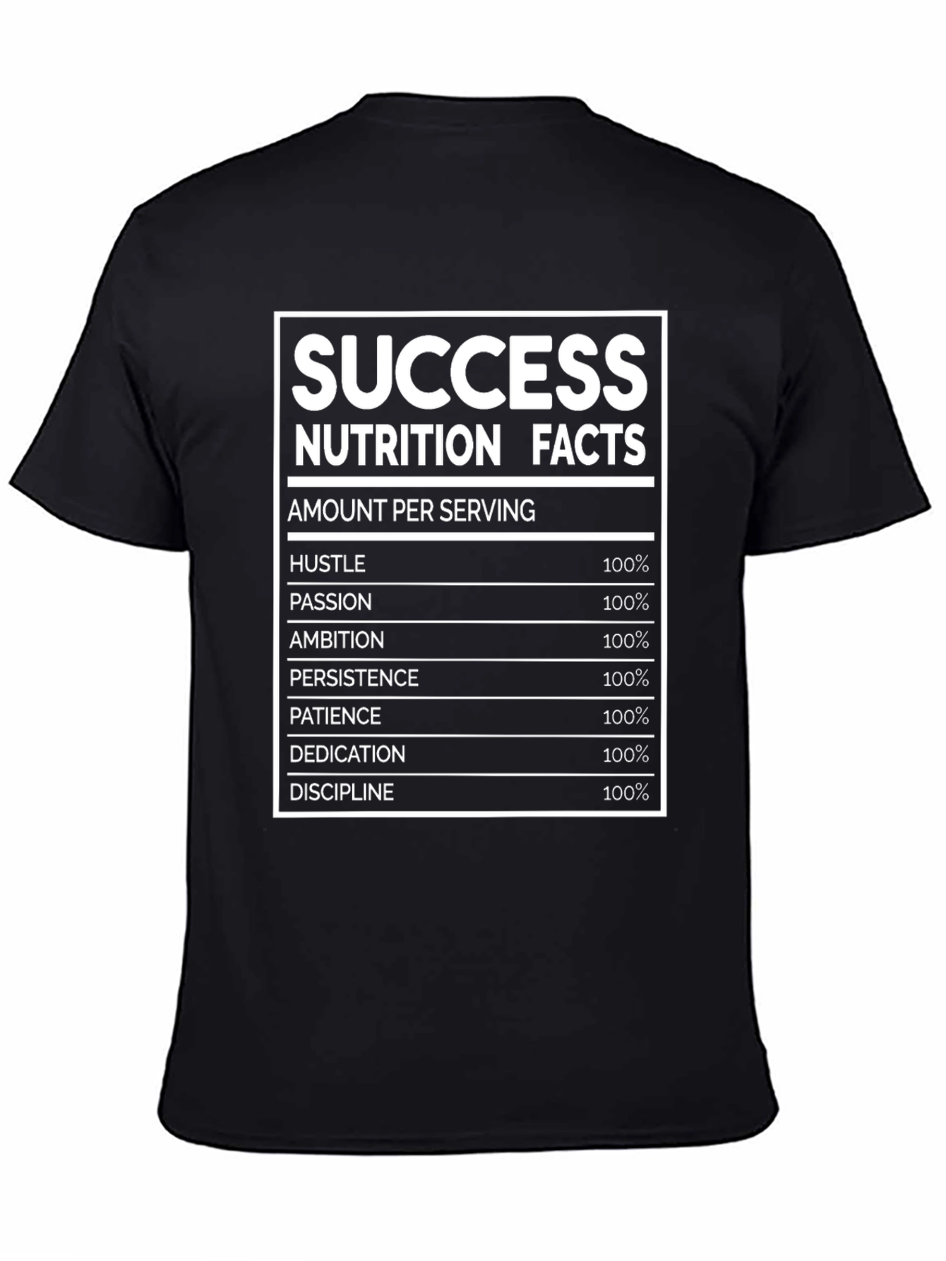 Success Nutrition Facts T-Shirt