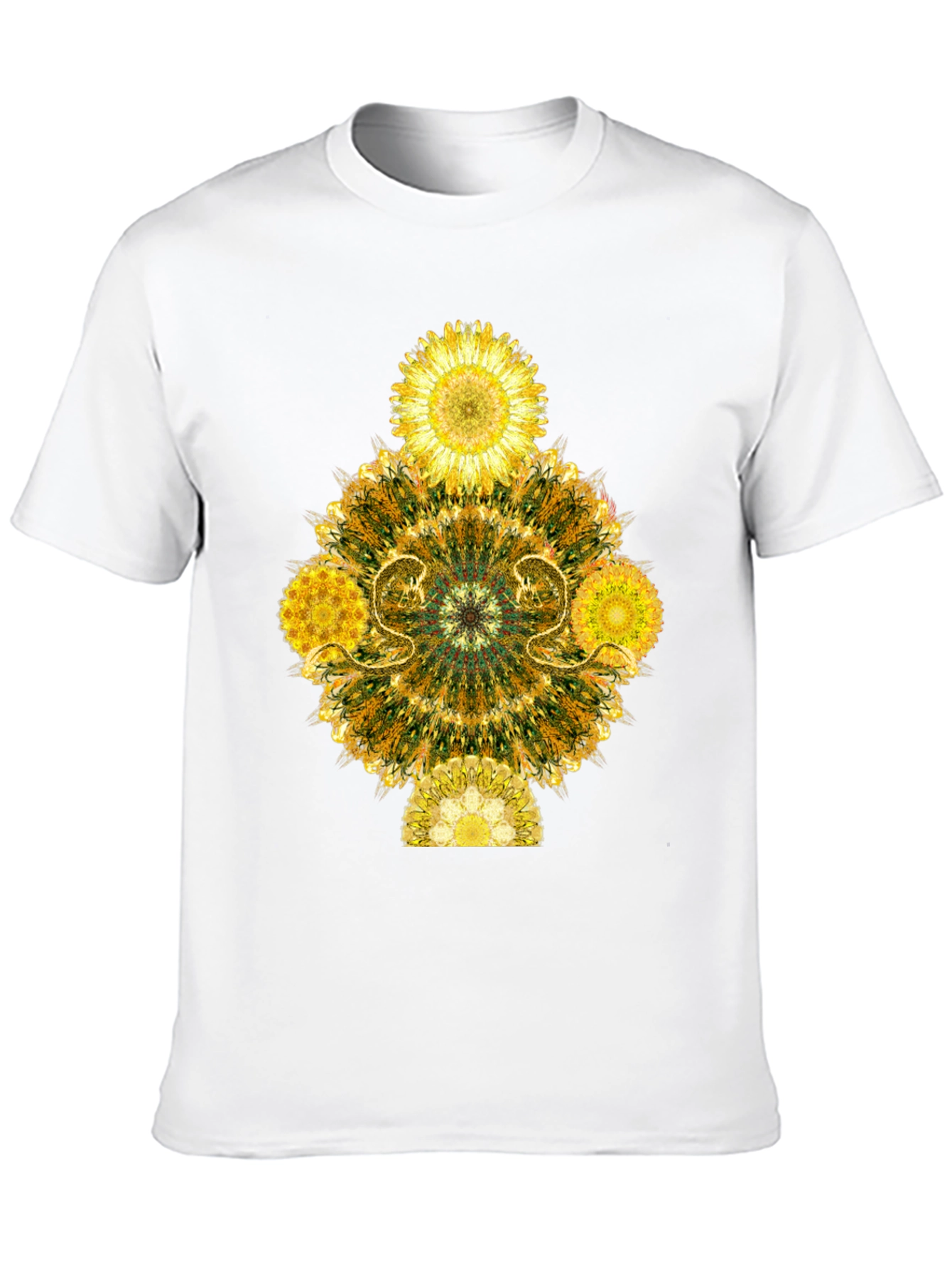 Floral Mandala Graphic T-Shirt