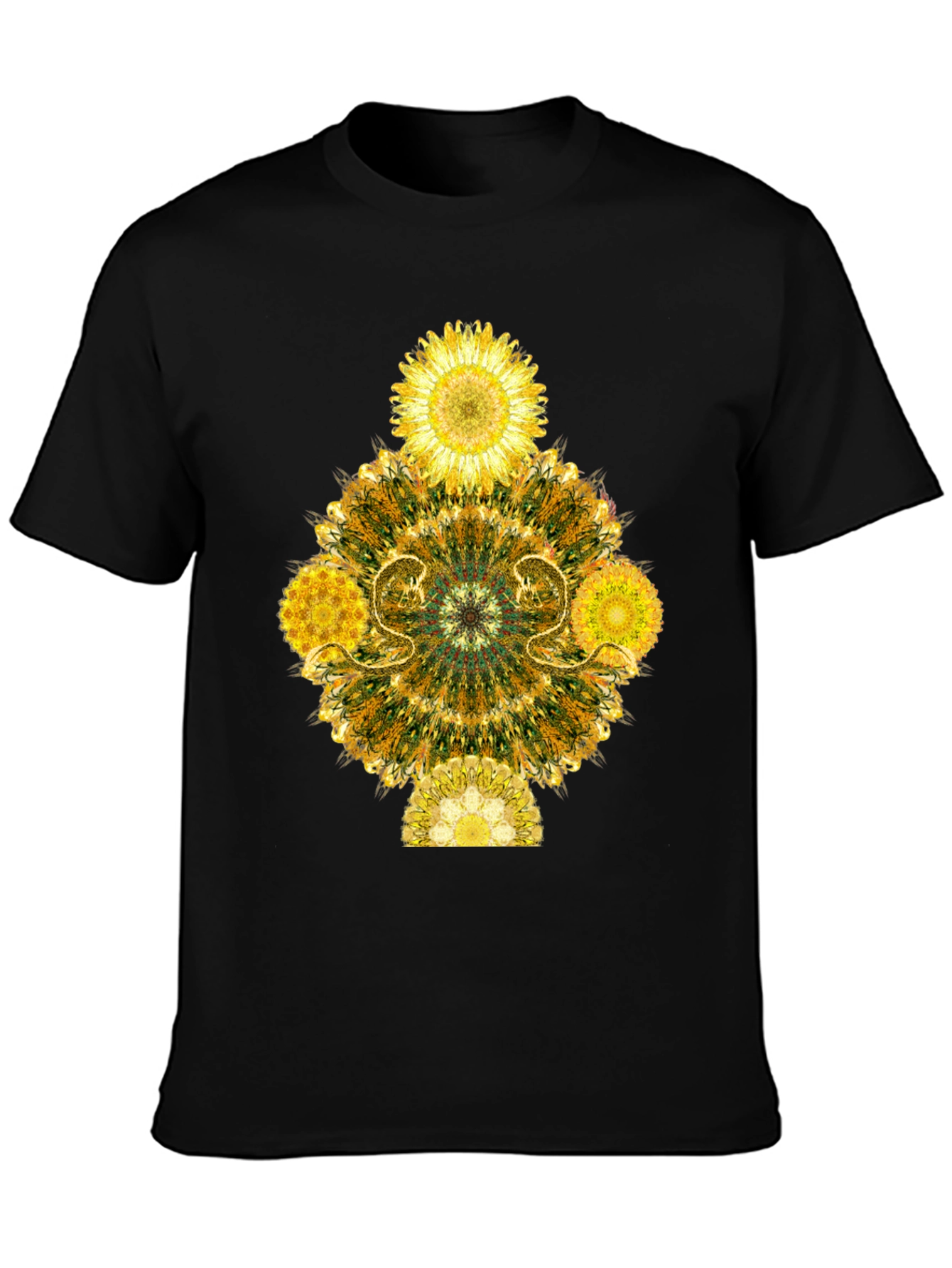 Floral Mandala Graphic T-Shirt