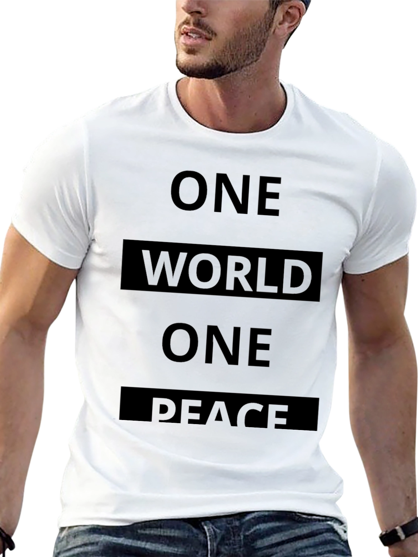 One World One Peace Graphic Tee