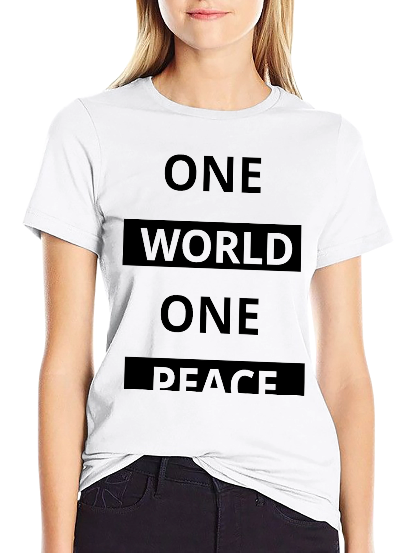 One World One Peace Graphic Tee