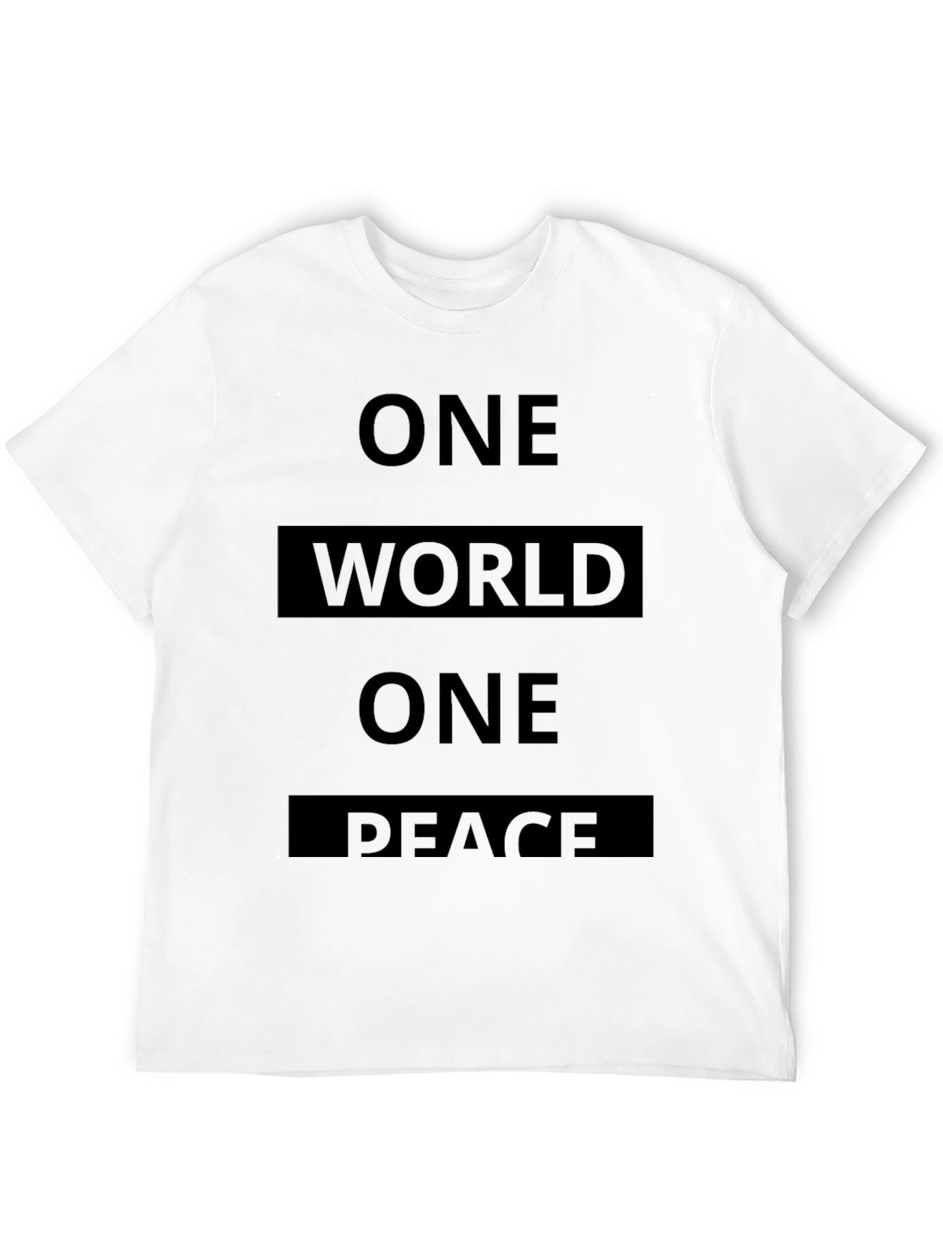 One World One Peace Graphic Tee
