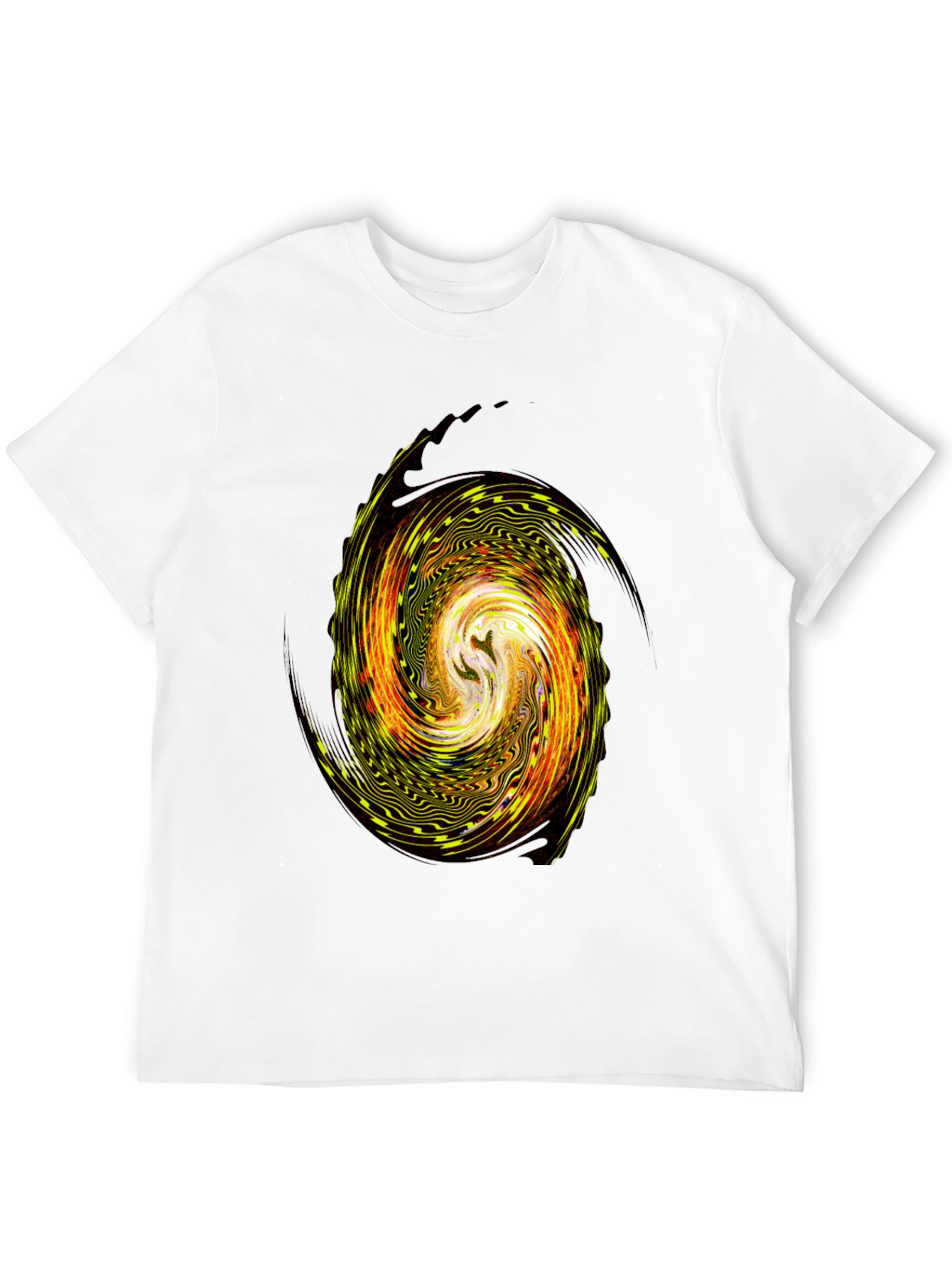 Vortex Graphic T-Shirt - Unique Swirl Design