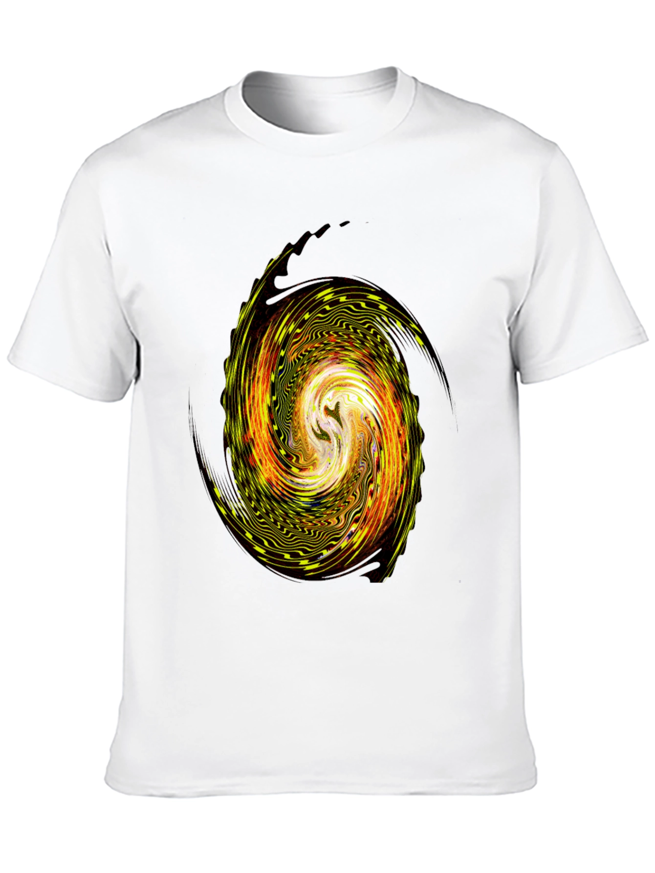 Vortex Graphic T-Shirt - Unique Swirl Design