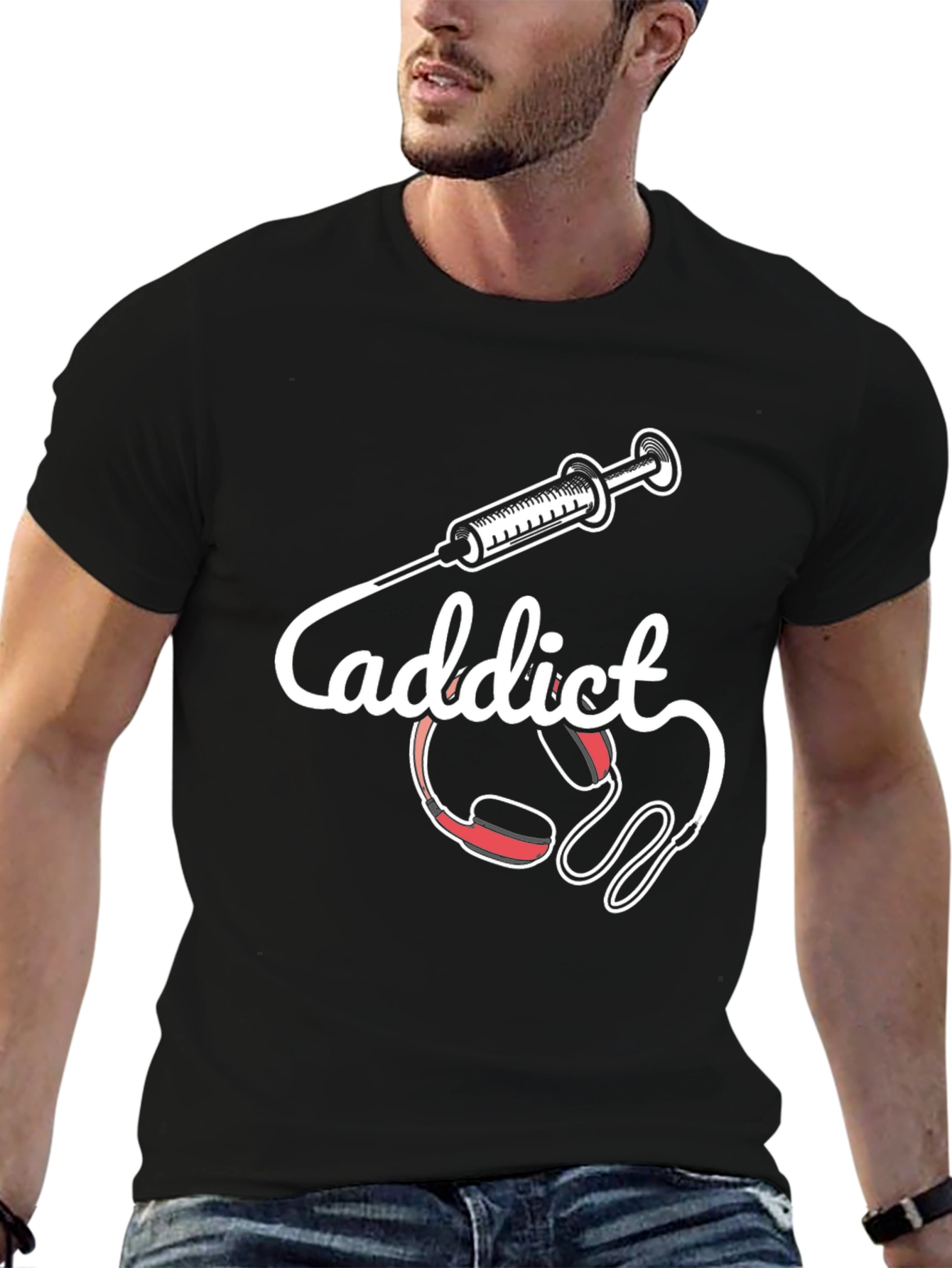 Addict T-Shirt - Music Lover Tee