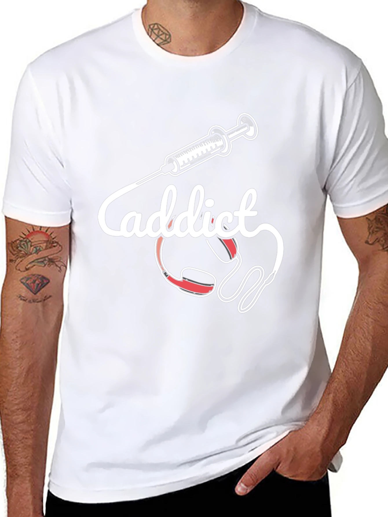 Addict T-Shirt - Music Lover Tee