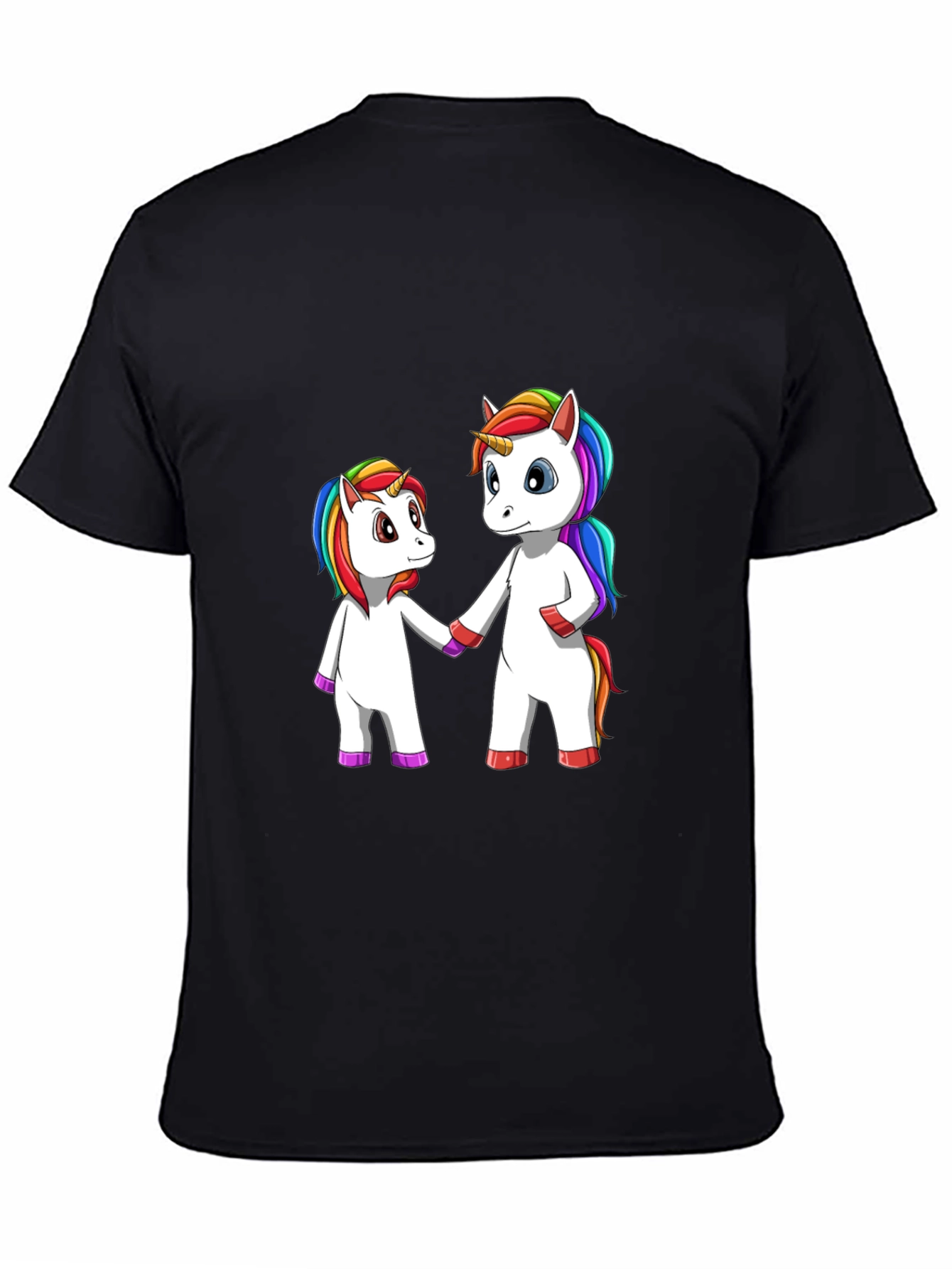 Unicorns Holding Hands Graphic Tee