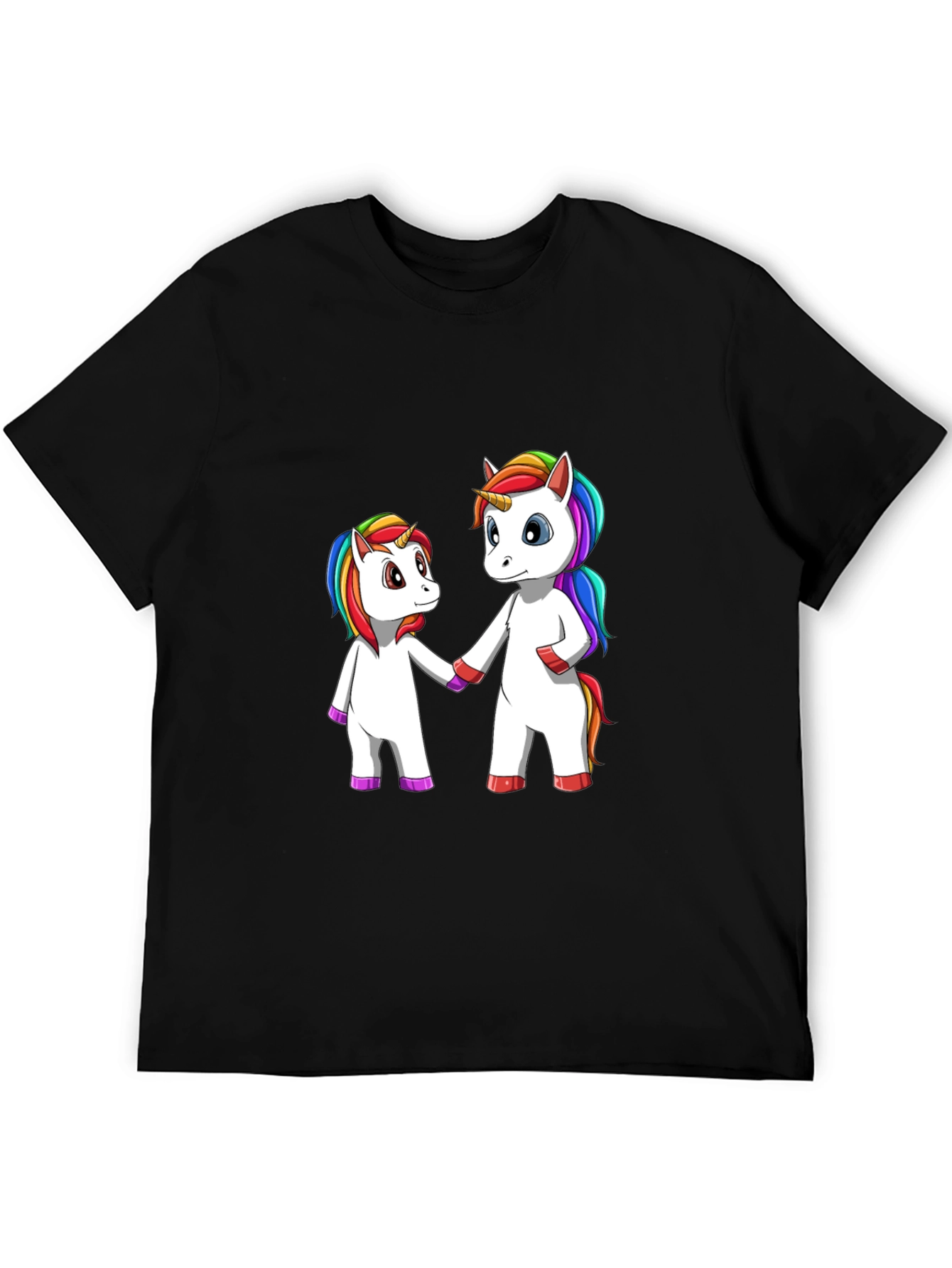 Unicorns Holding Hands Graphic Tee