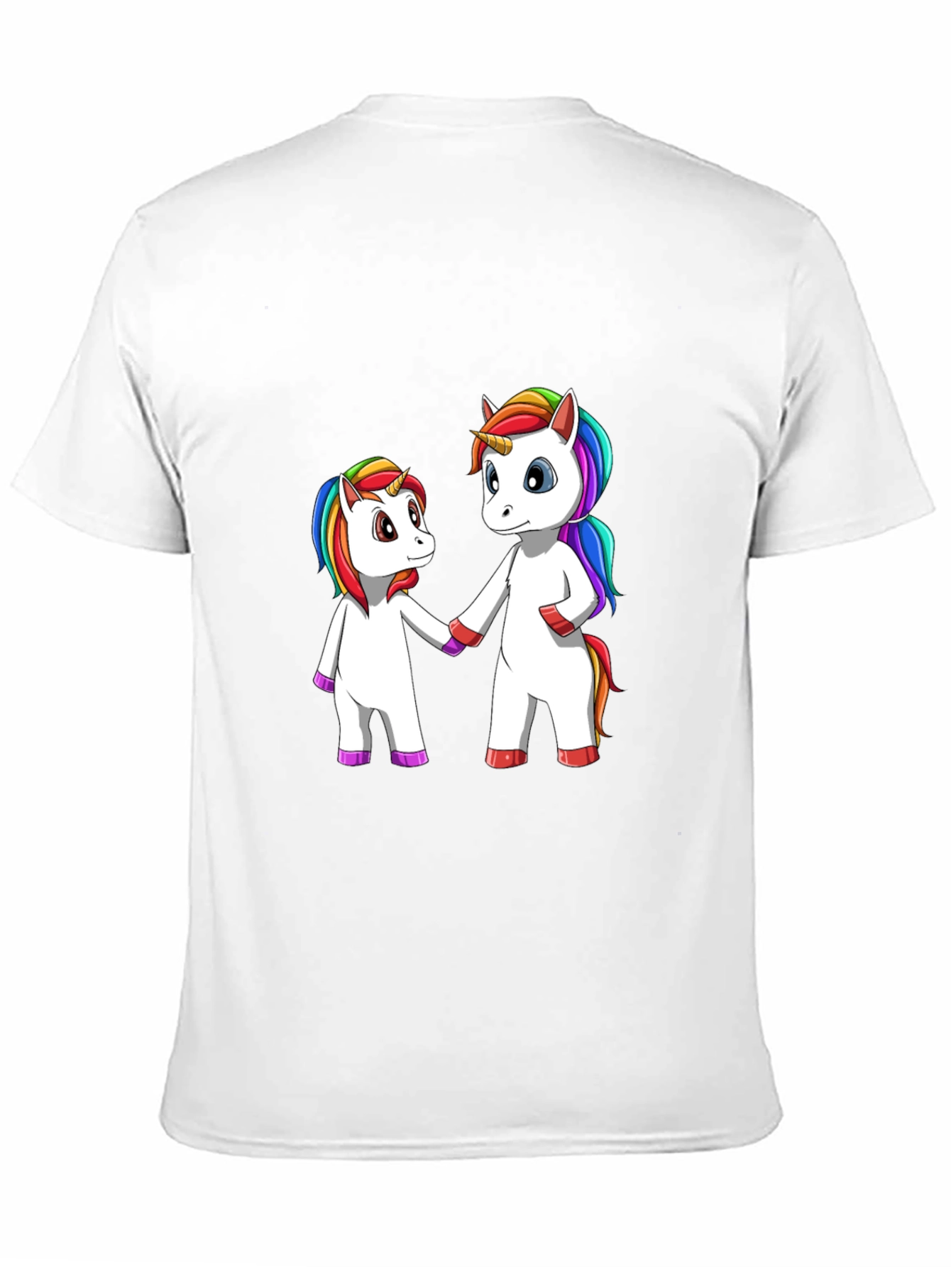 Unicorns Holding Hands Graphic Tee