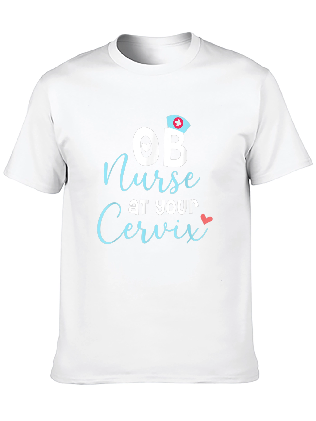 OB Nurse Cervix Graphic T-Shirt - Black