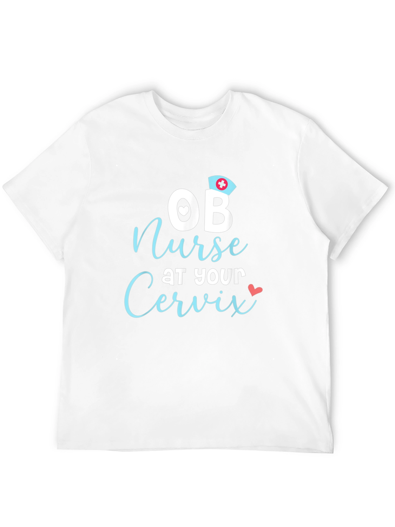 OB Nurse Cervix Graphic T-Shirt - Black