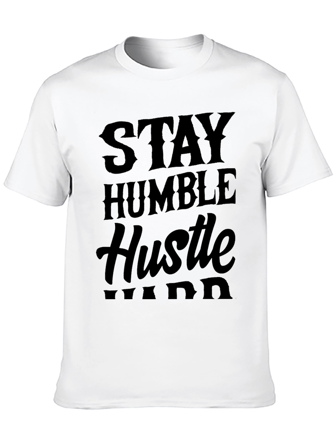 Stay Humble Hustle Hard Black T-Shirt