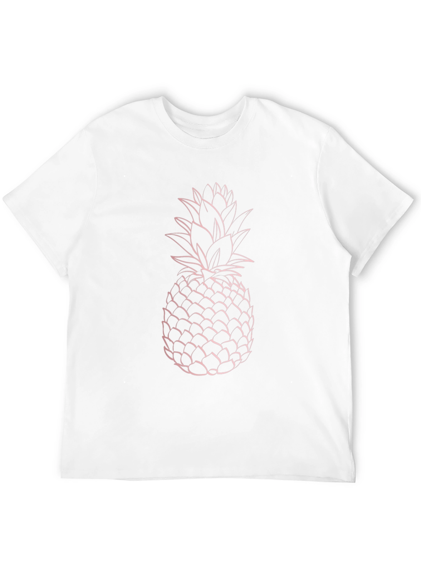 Pineapple Graphic Black T-Shirt