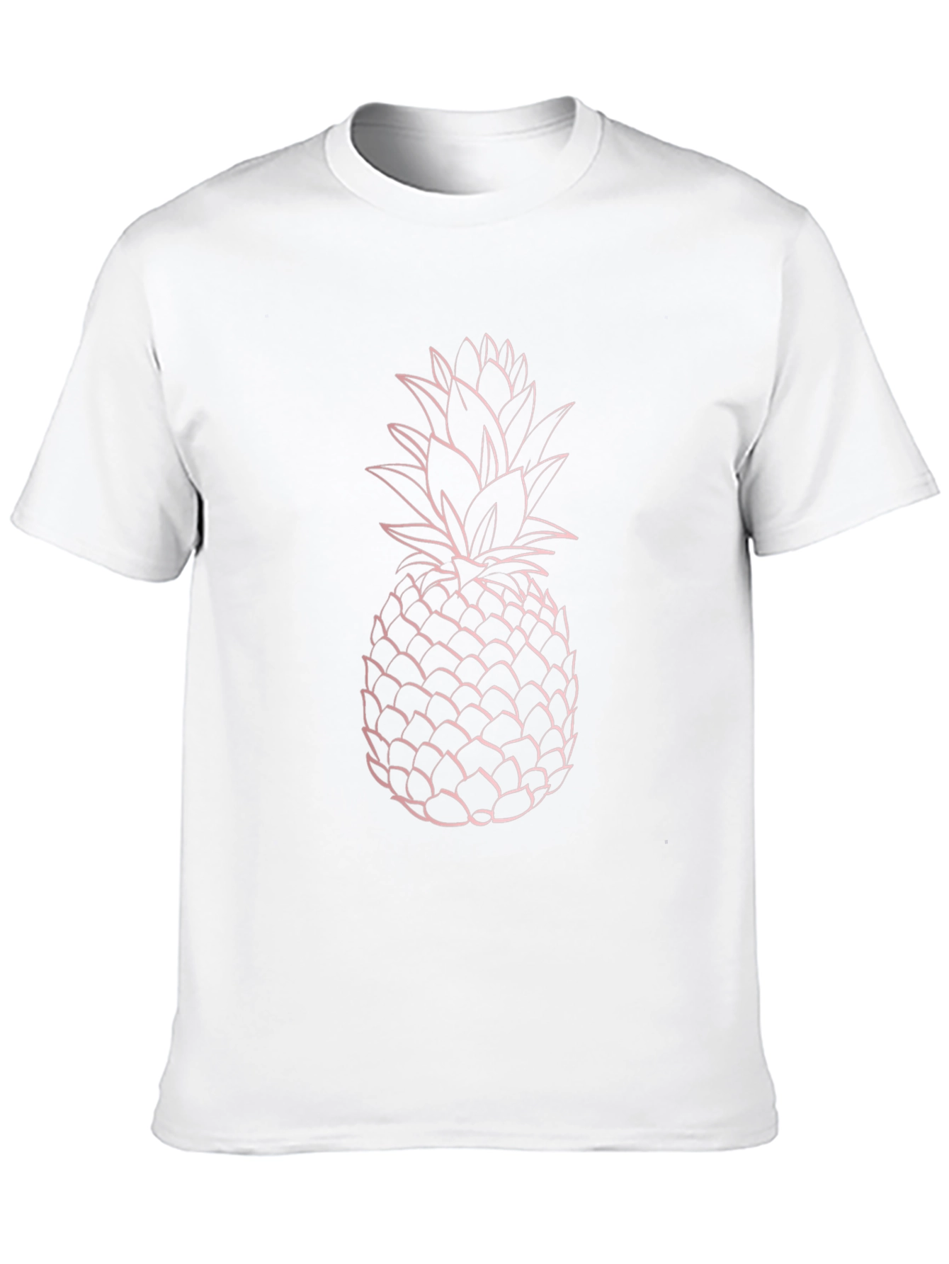 Pineapple Graphic Black T-Shirt