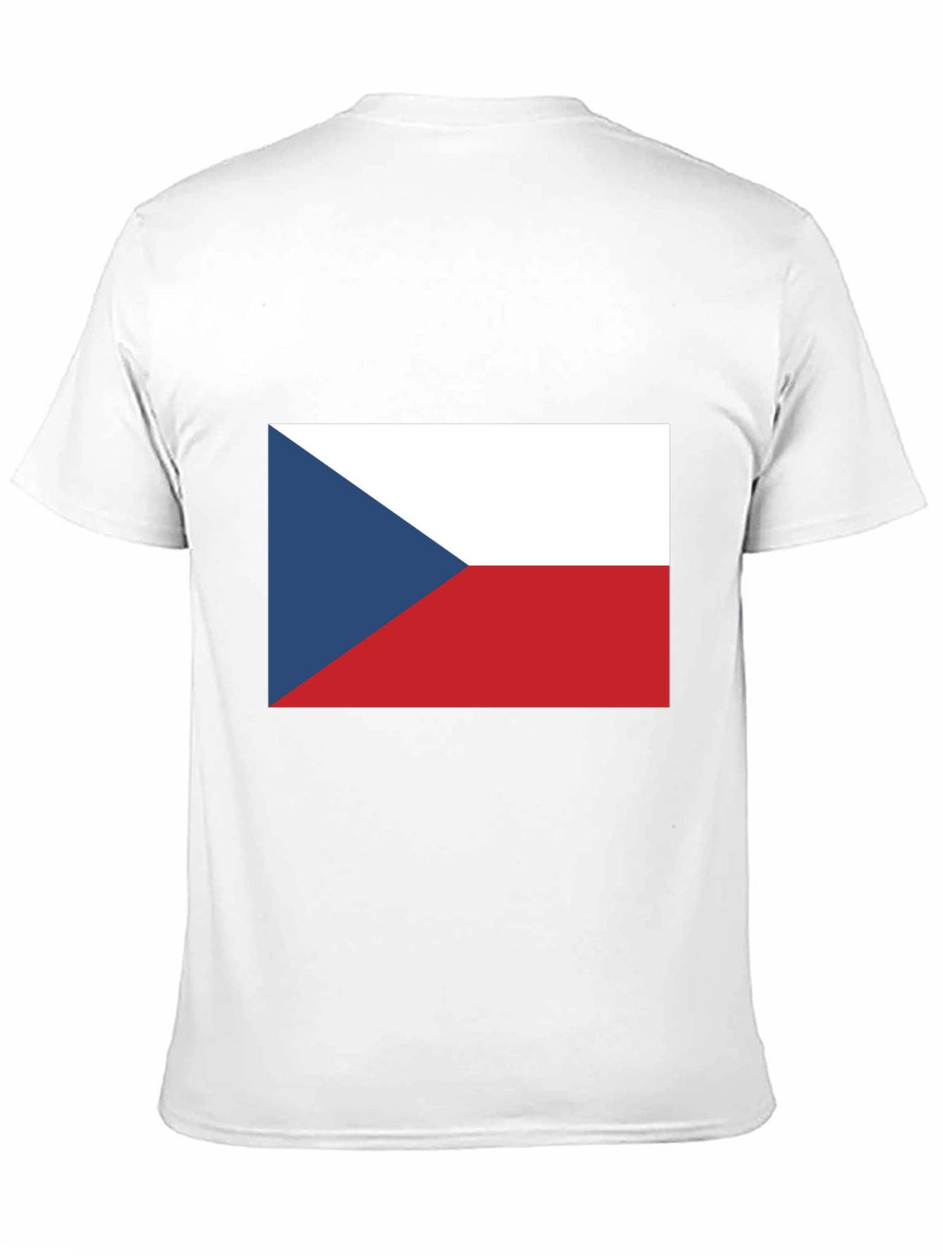 Czech Flag T-Shirt - Black Cotton Tee