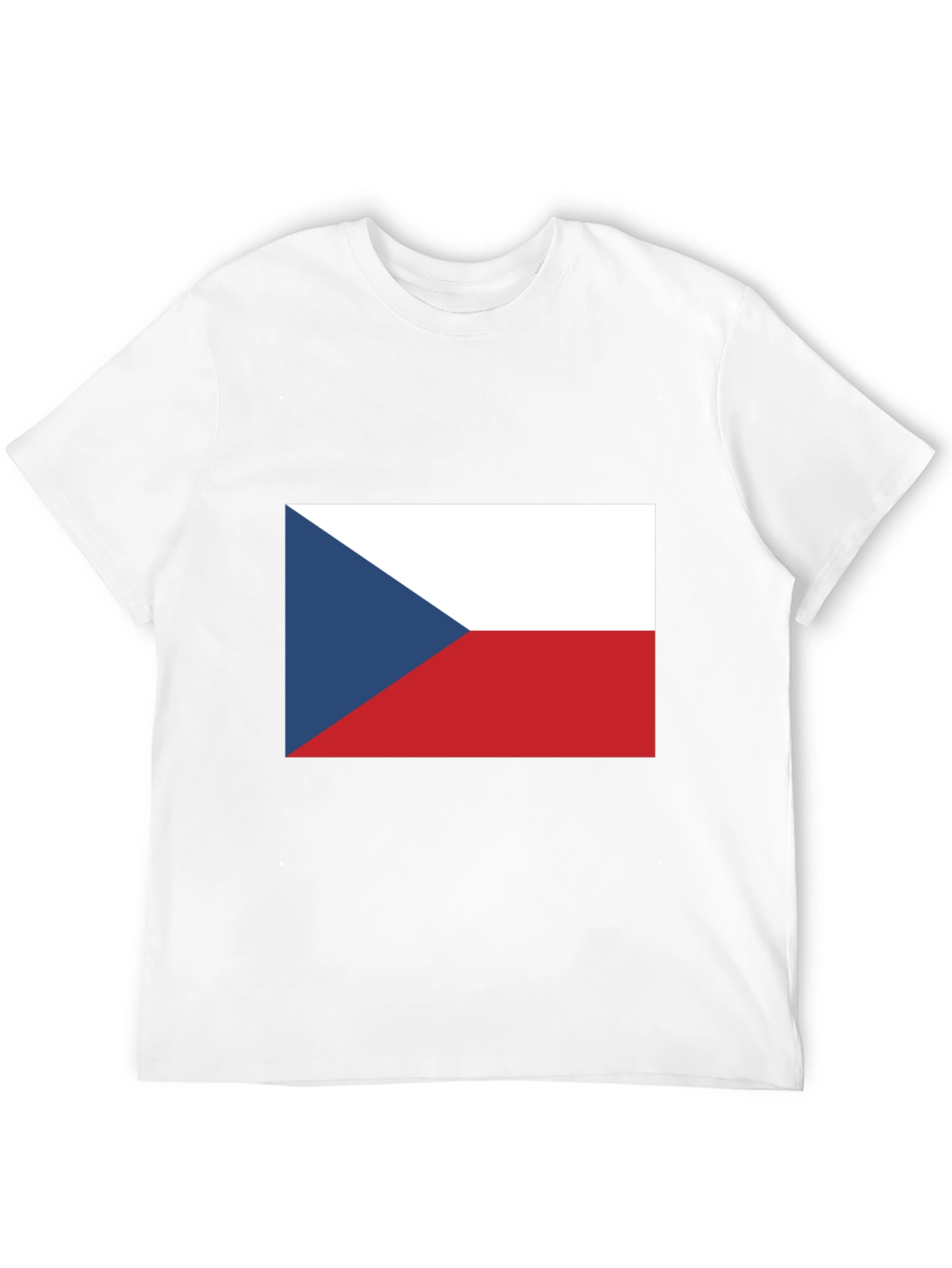 Czech Flag T-Shirt - Black Cotton Tee