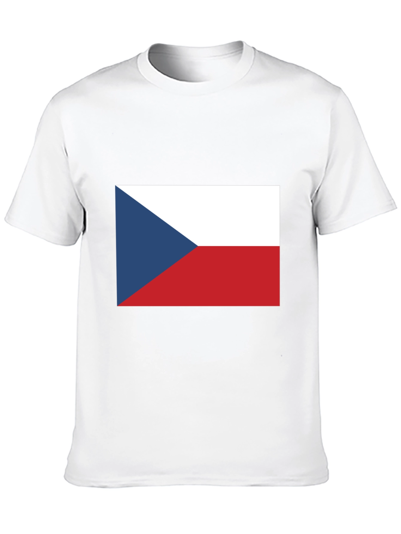 Czech Flag T-Shirt - Black Cotton Tee