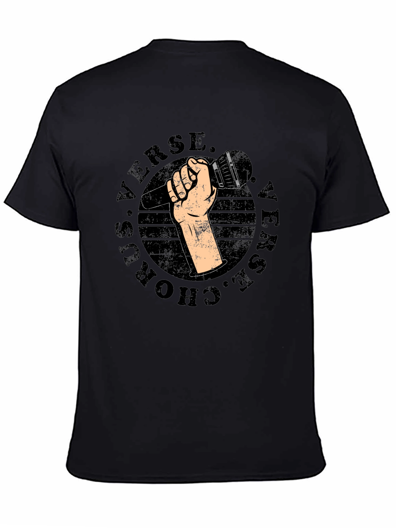 Chorus Verse Microphone Graphic T-Shirt