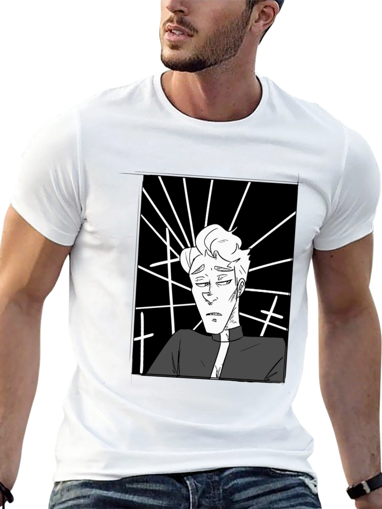 Priest Graphic Print T-Shirt
