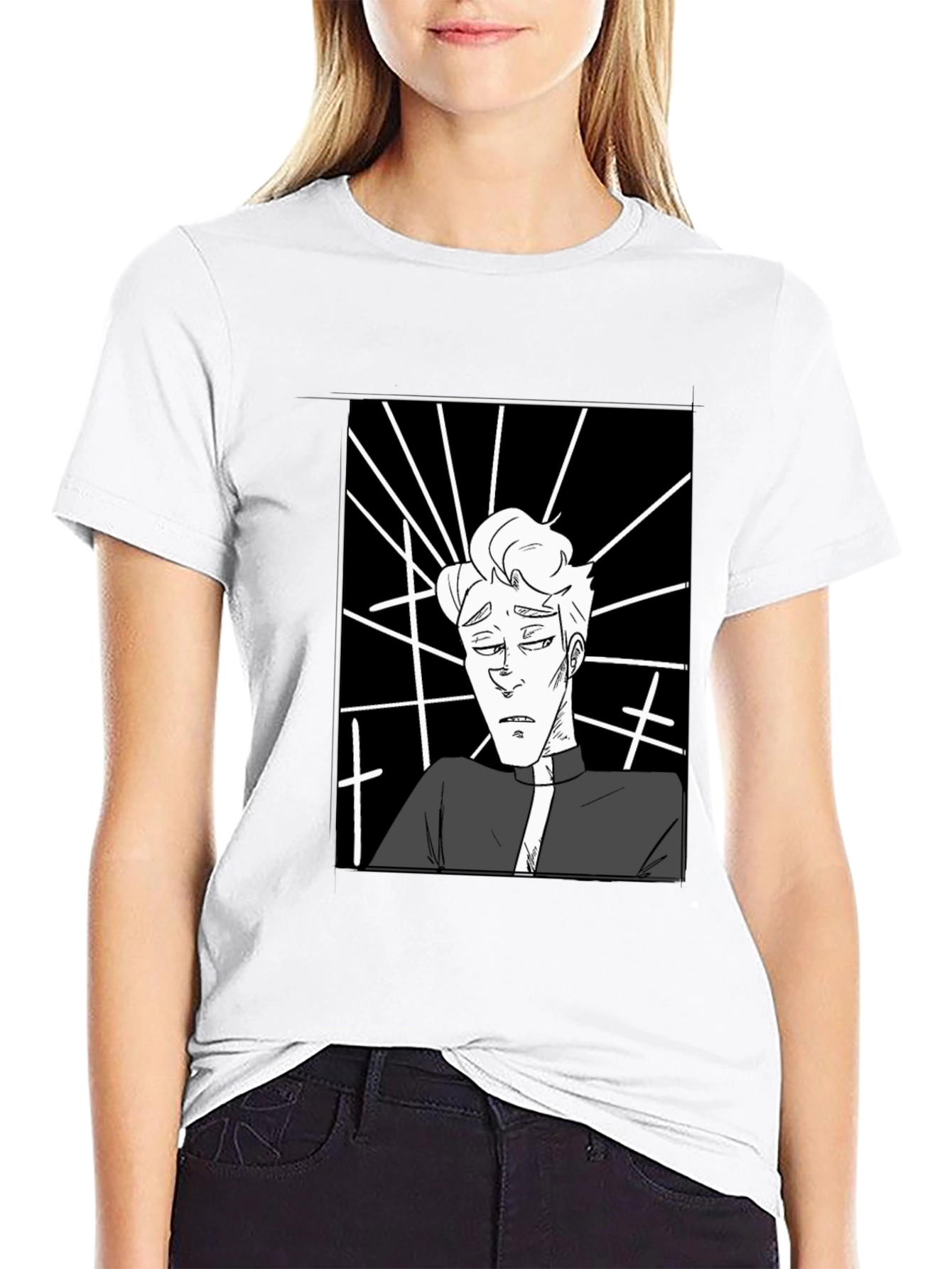 Priest Graphic Print T-Shirt
