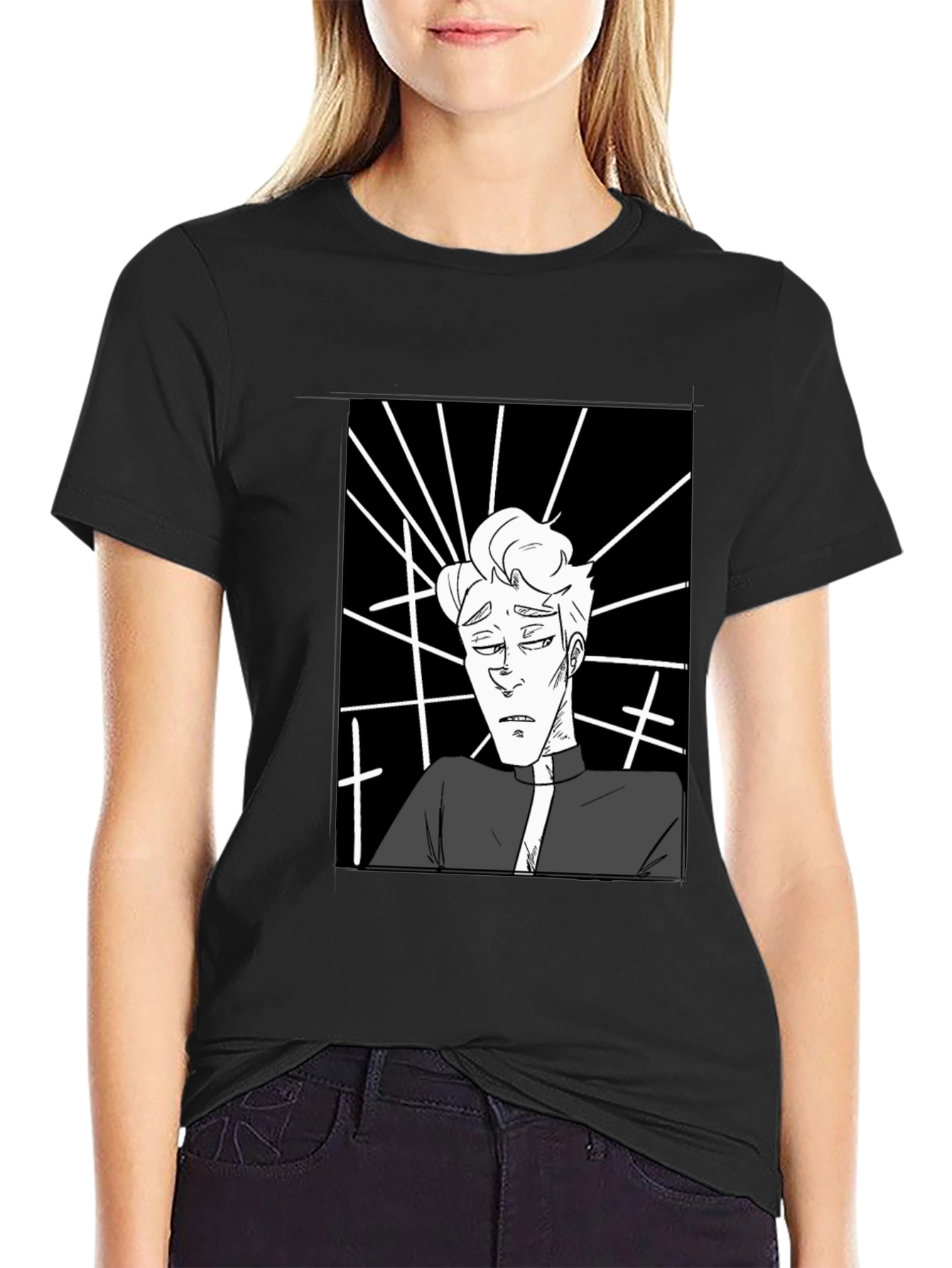 Priest Graphic Print T-Shirt