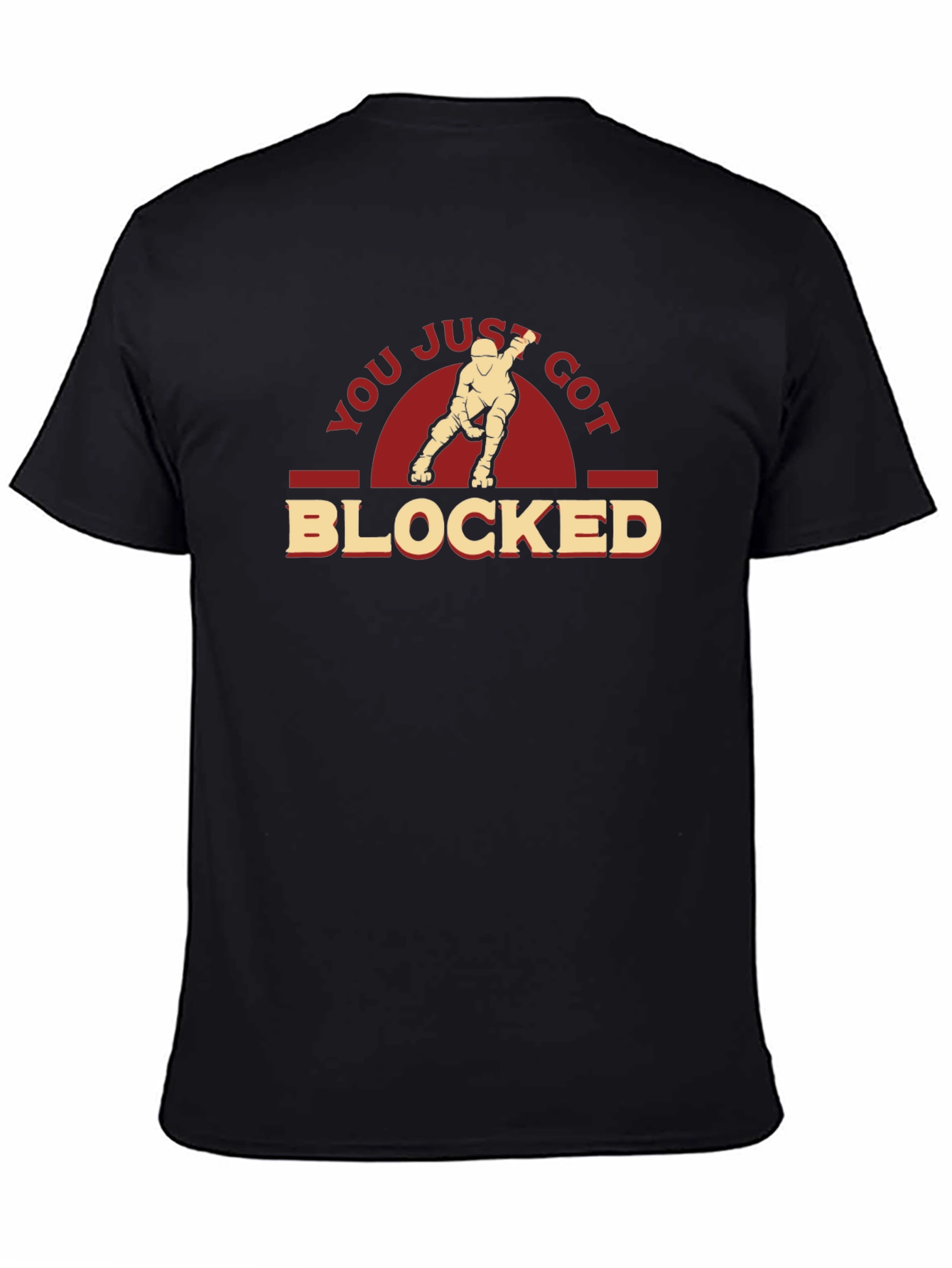 You Just Got Blocked T-Shirt - Roller Derby Tee
