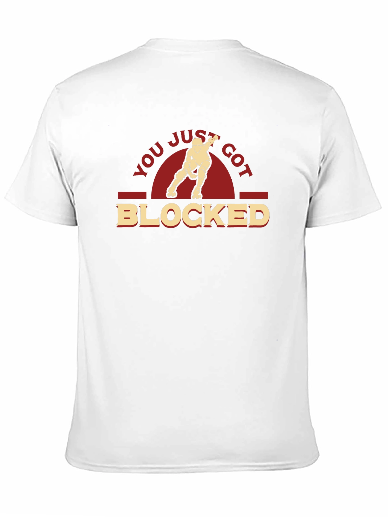 You Just Got Blocked T-Shirt - Roller Derby Tee