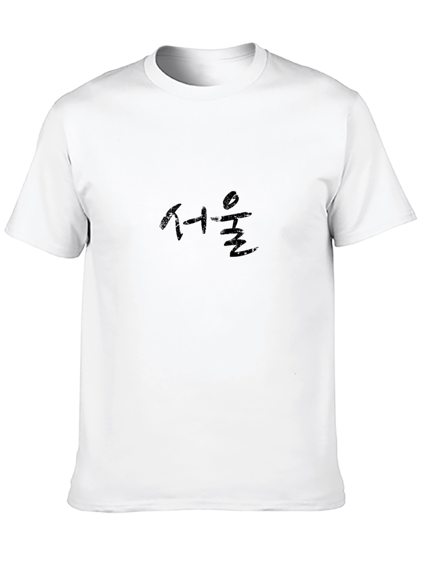 Seoul Graphic Tee - Casual Black T-Shirt