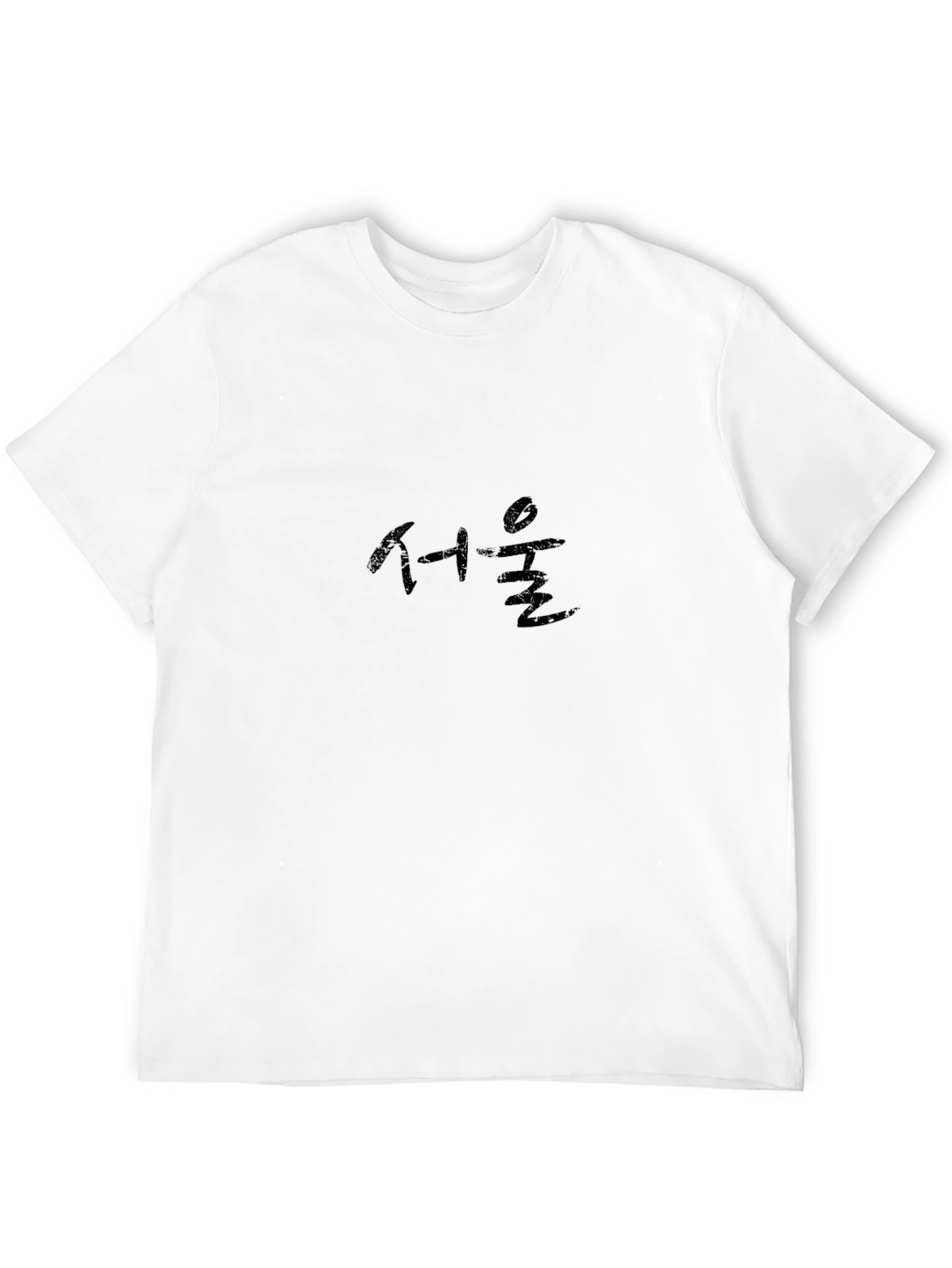 Seoul Graphic Tee - Casual Black T-Shirt