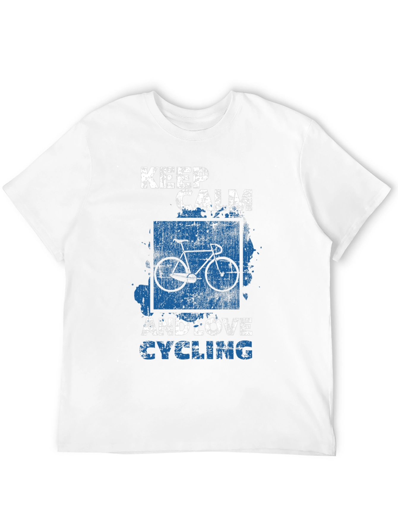 Keep Calm and Love Cycling Black T-Shirt