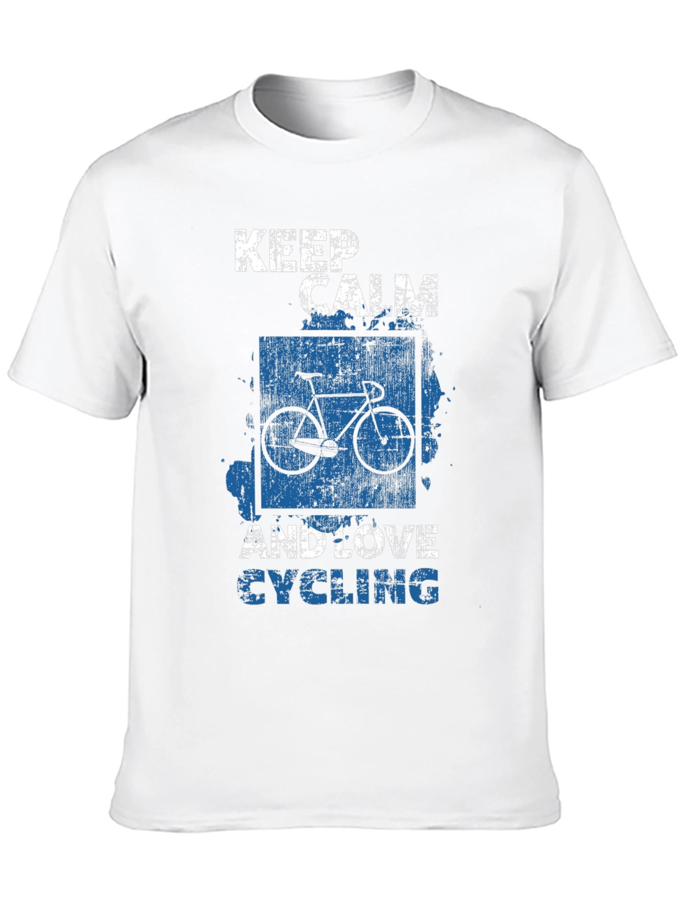 Keep Calm and Love Cycling Black T-Shirt