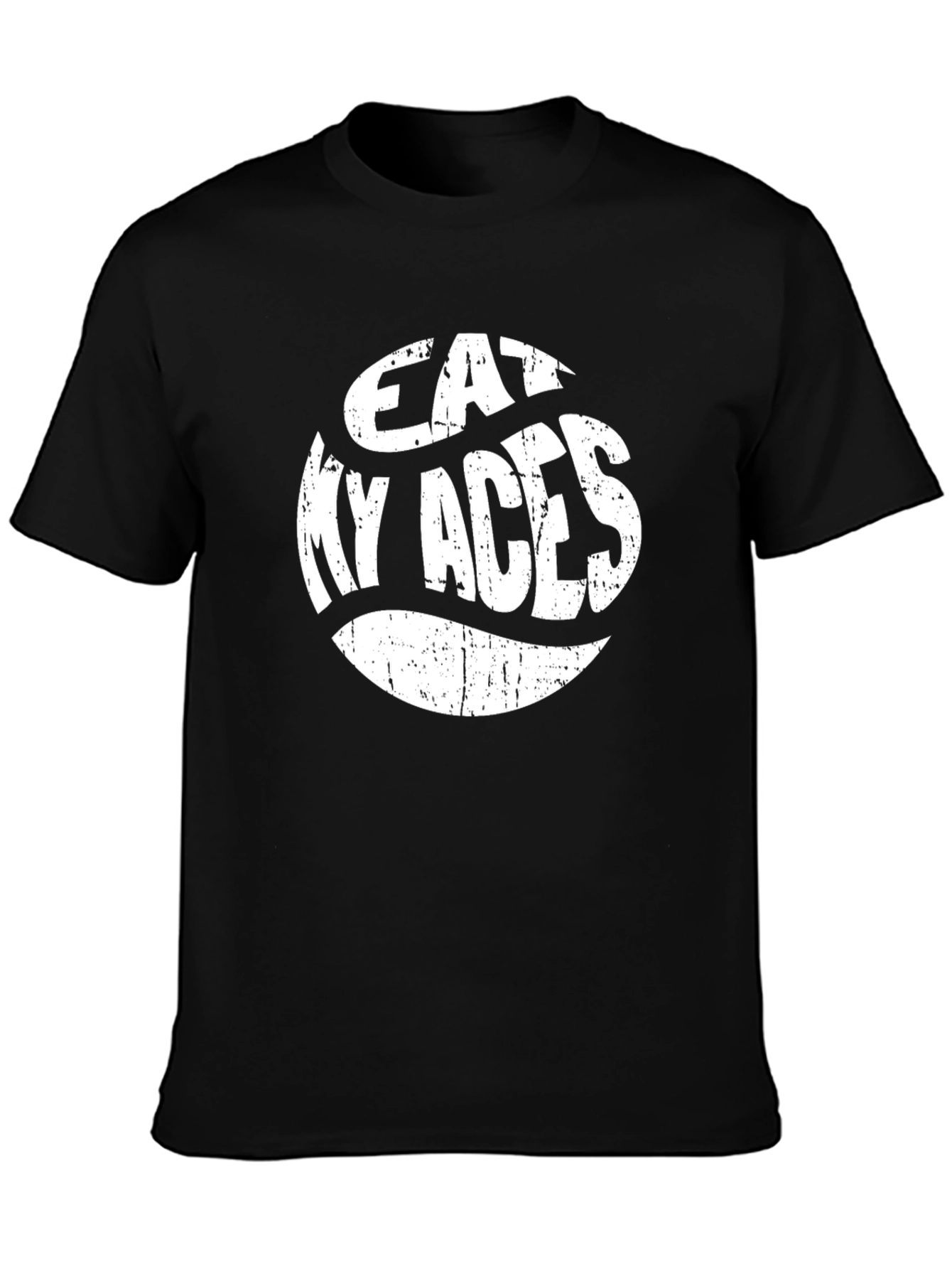 Eat My Aces Graphic Tee - Black