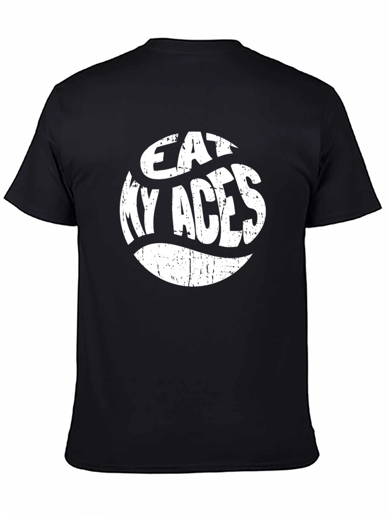 Eat My Aces Graphic Tee - Black