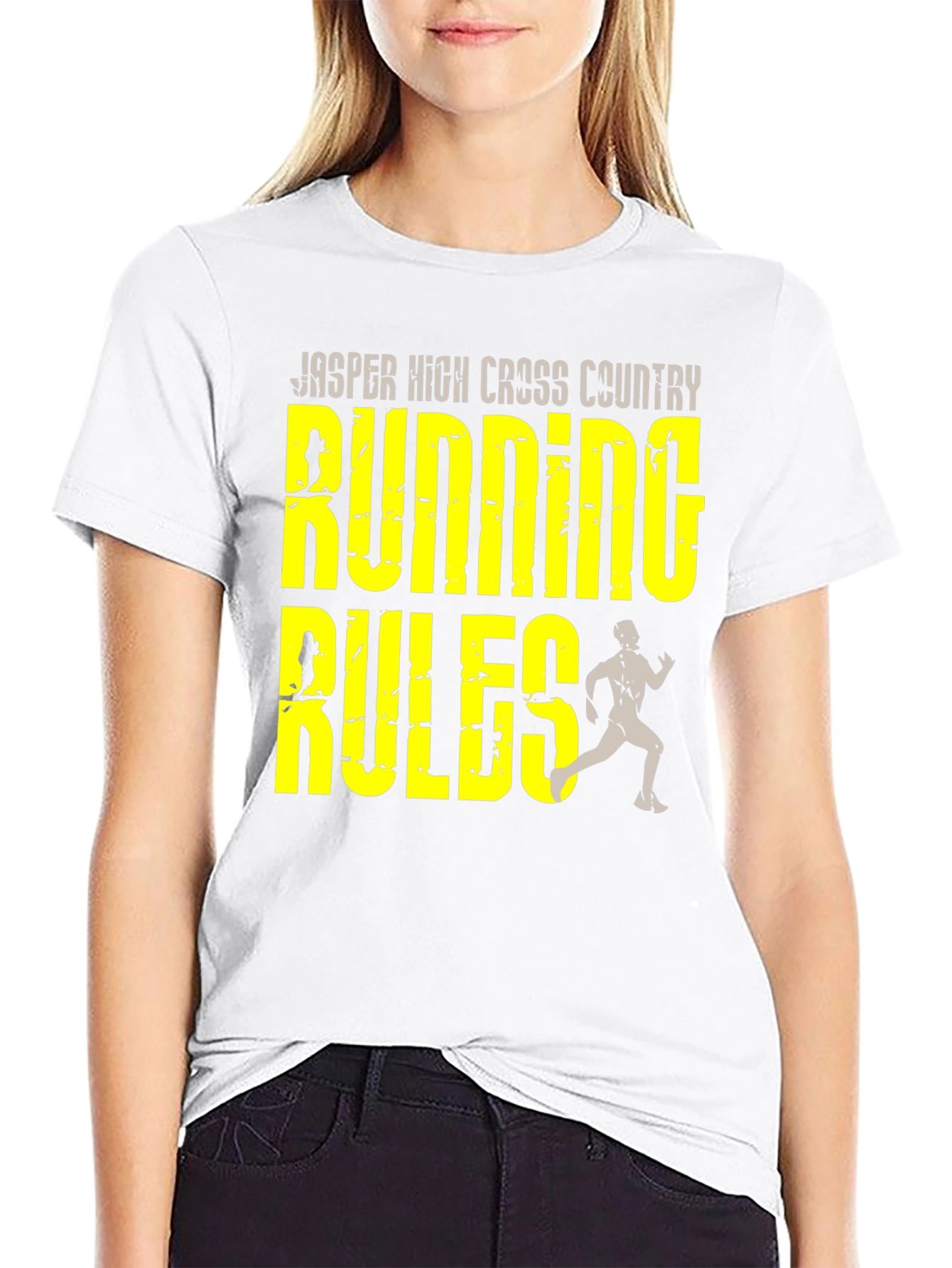 Running Rules T-Shirt - Jasper High Cross Country