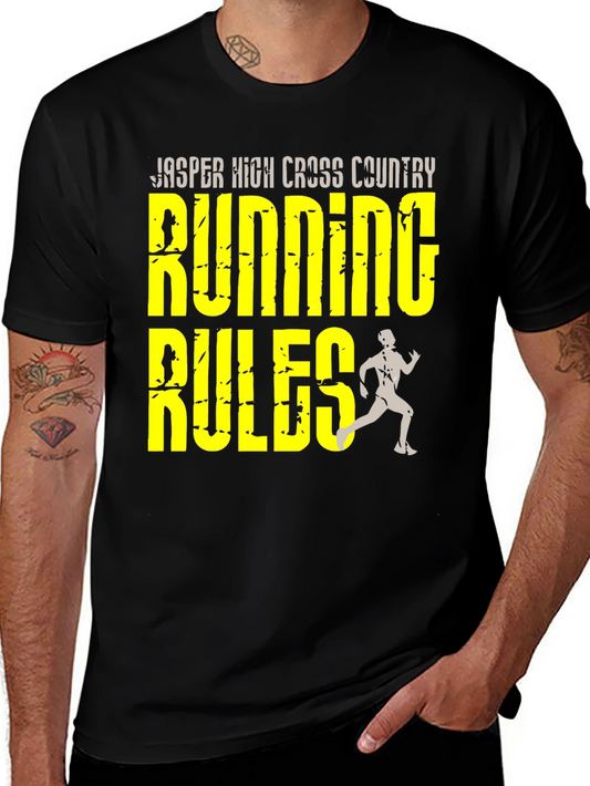 Running Rules T-Shirt - Jasper High Cross Country
