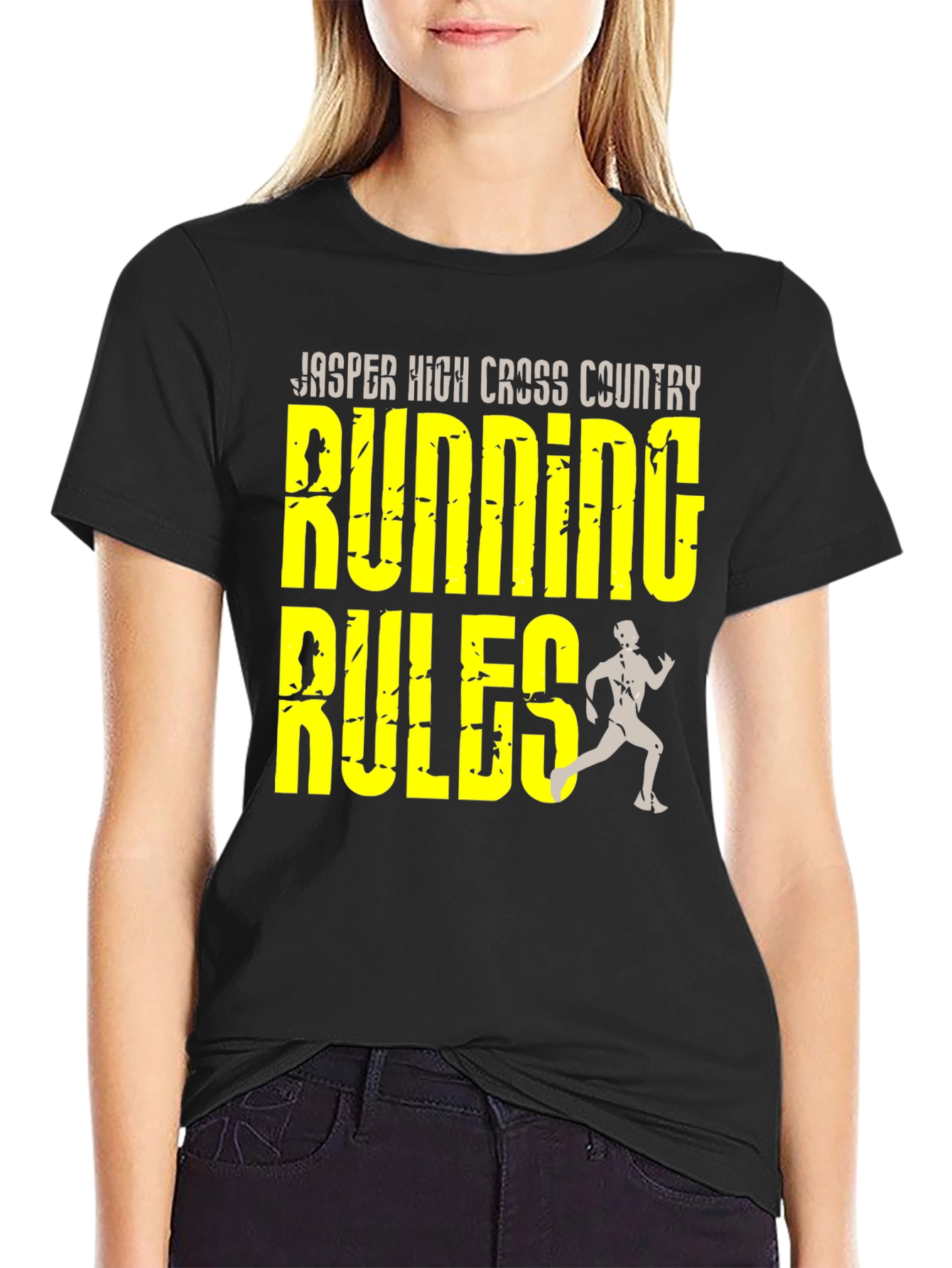 Running Rules T-Shirt - Jasper High Cross Country