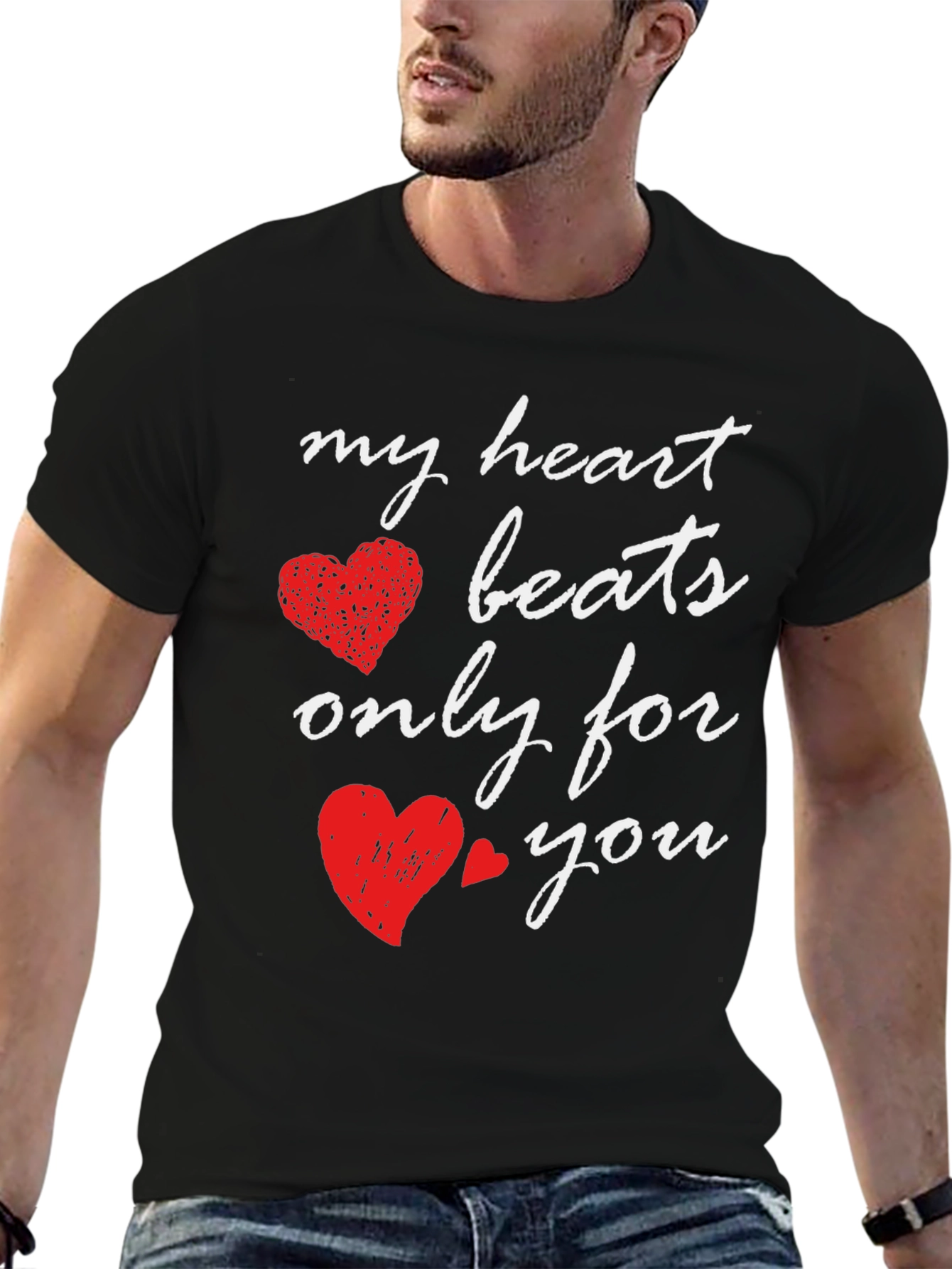 My Heart Beats For You Graphic T-Shirt