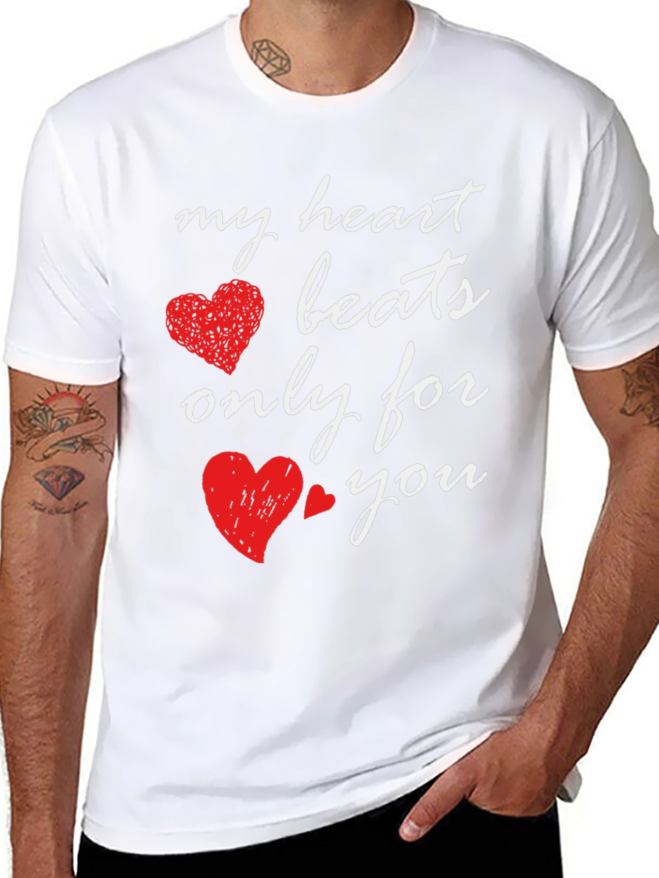 My Heart Beats For You Graphic T-Shirt