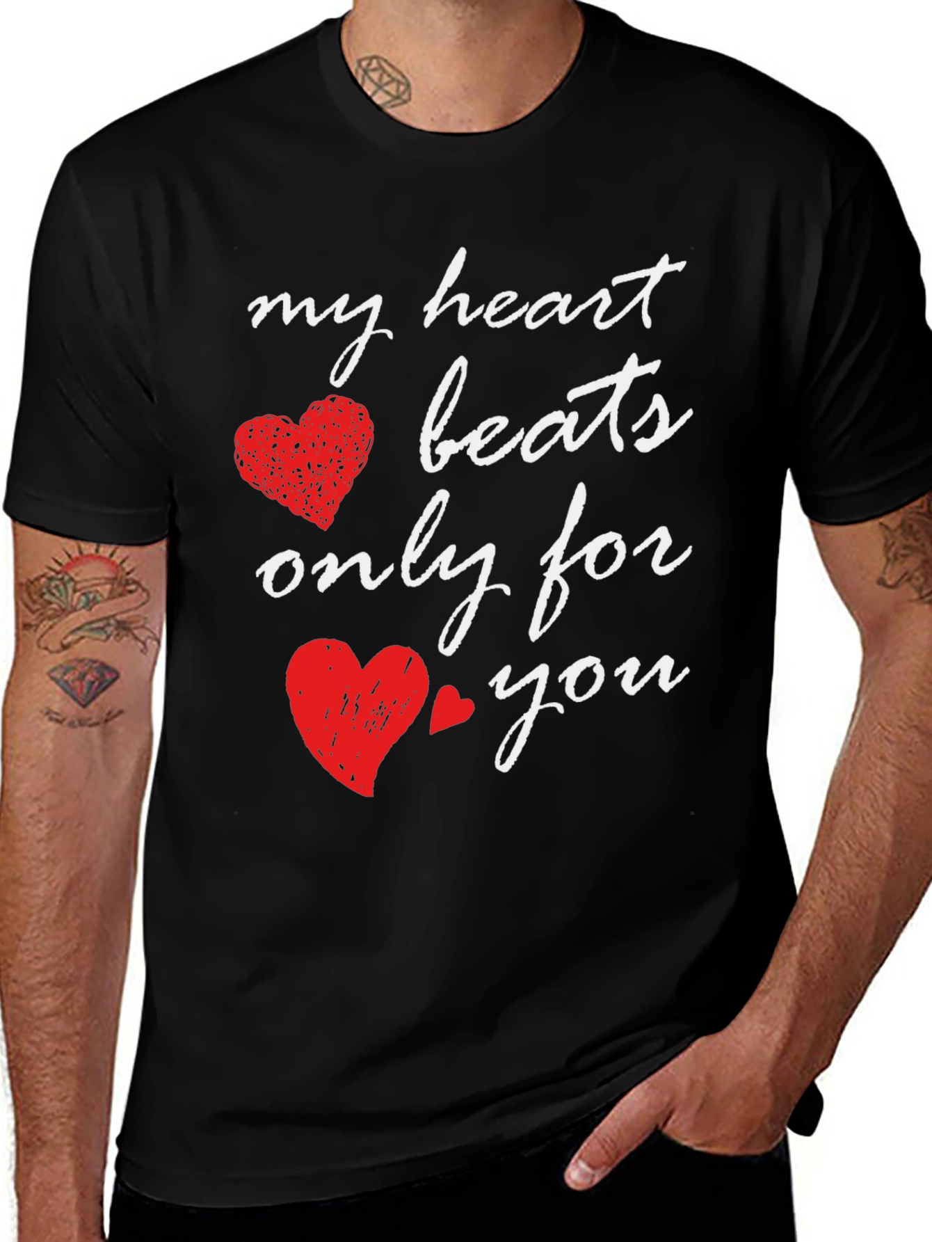My Heart Beats For You Graphic T-Shirt