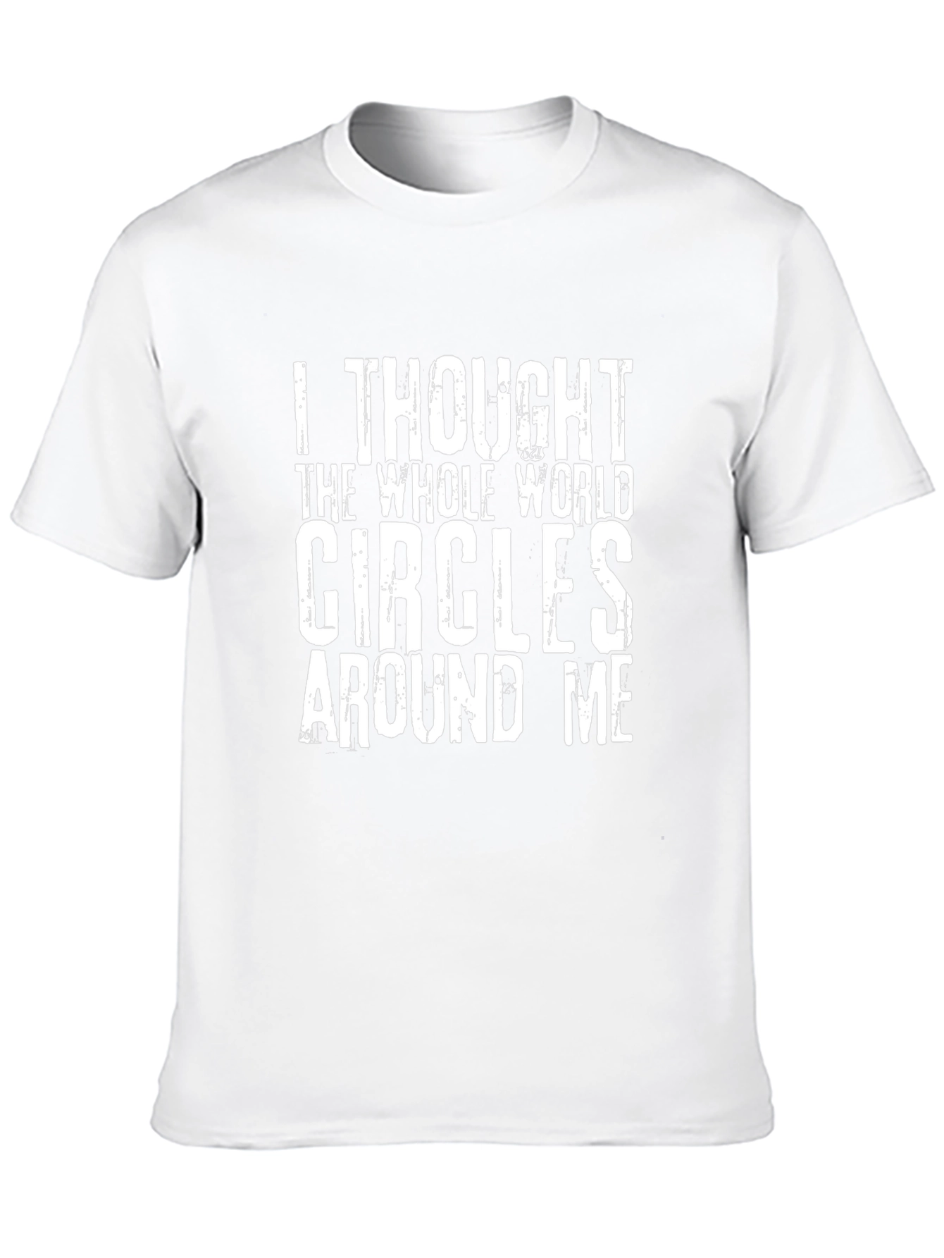 Funny Circles Around Me Graphic Tee - Black