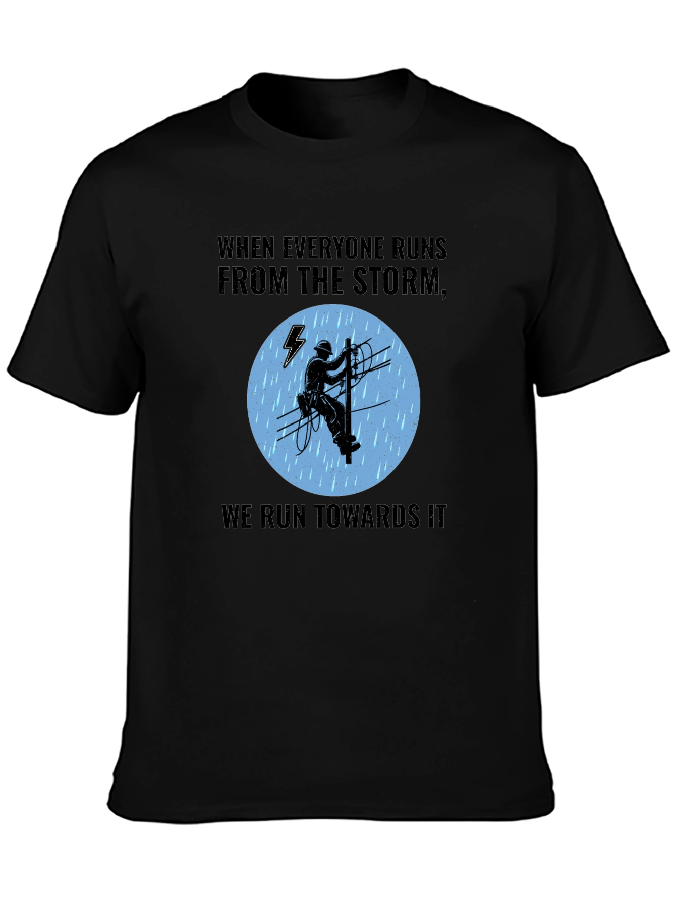 Storm Chaser Lineman T-Shirt