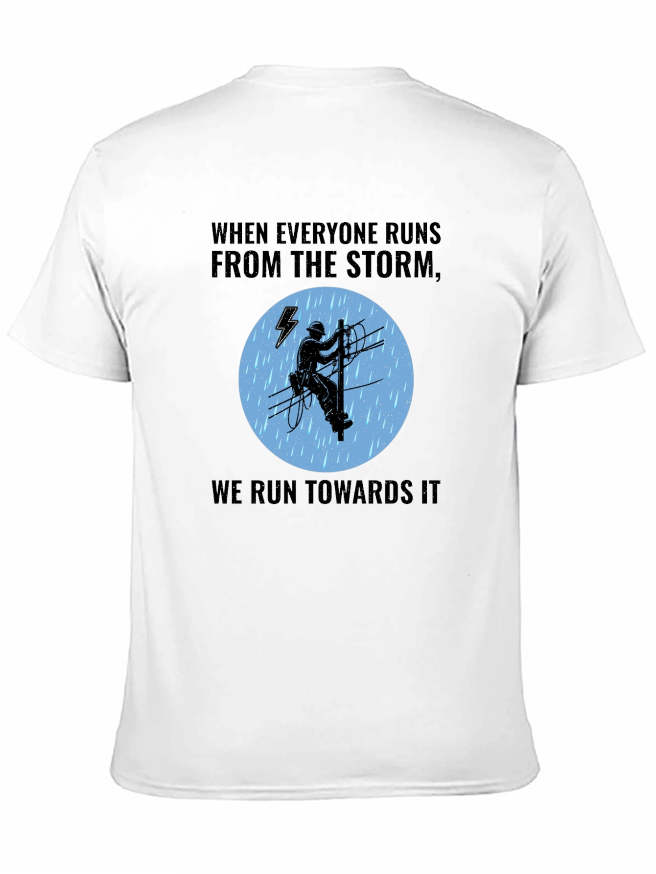 Storm Chaser Lineman T-Shirt