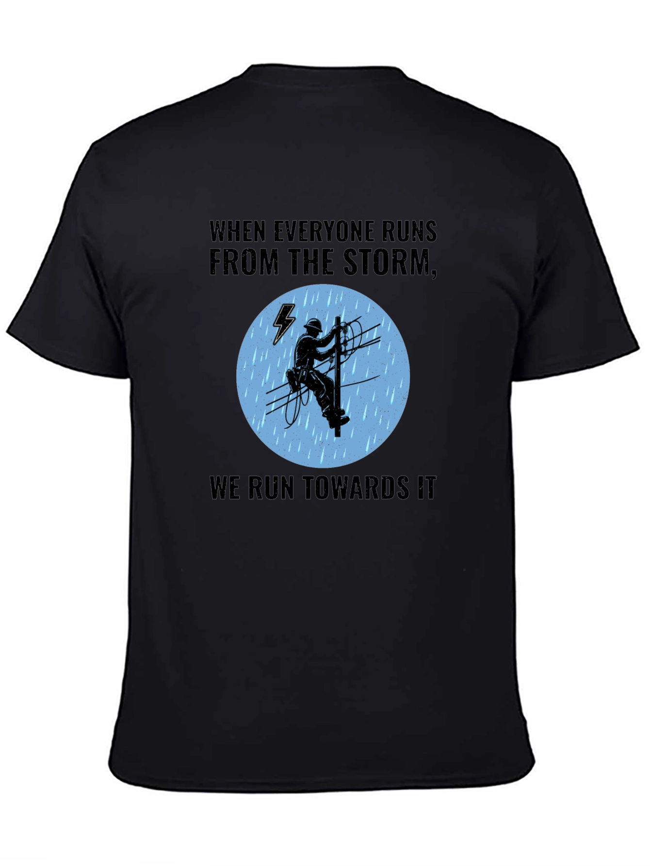 Storm Chaser Lineman T-Shirt