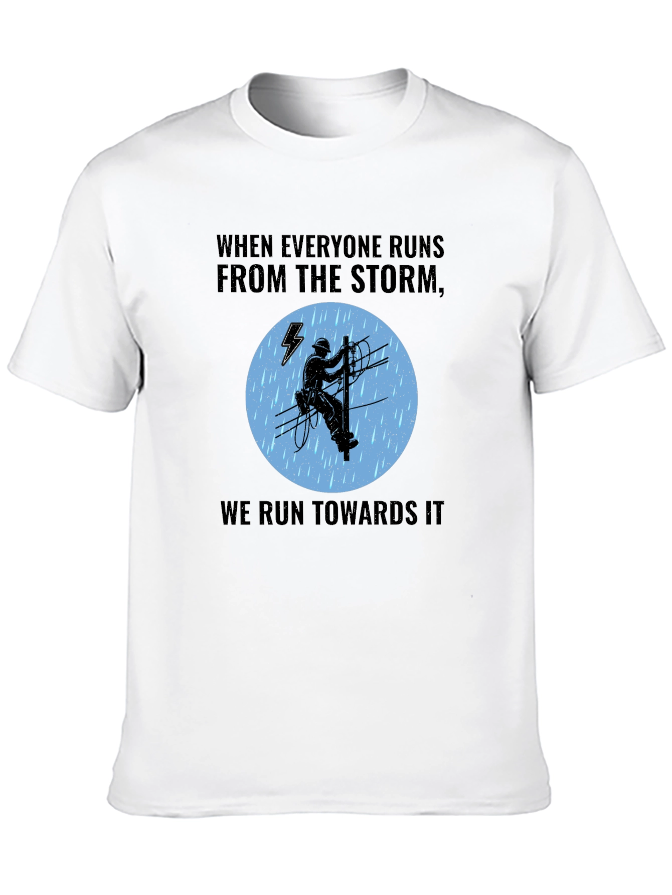Storm Chaser Lineman T-Shirt