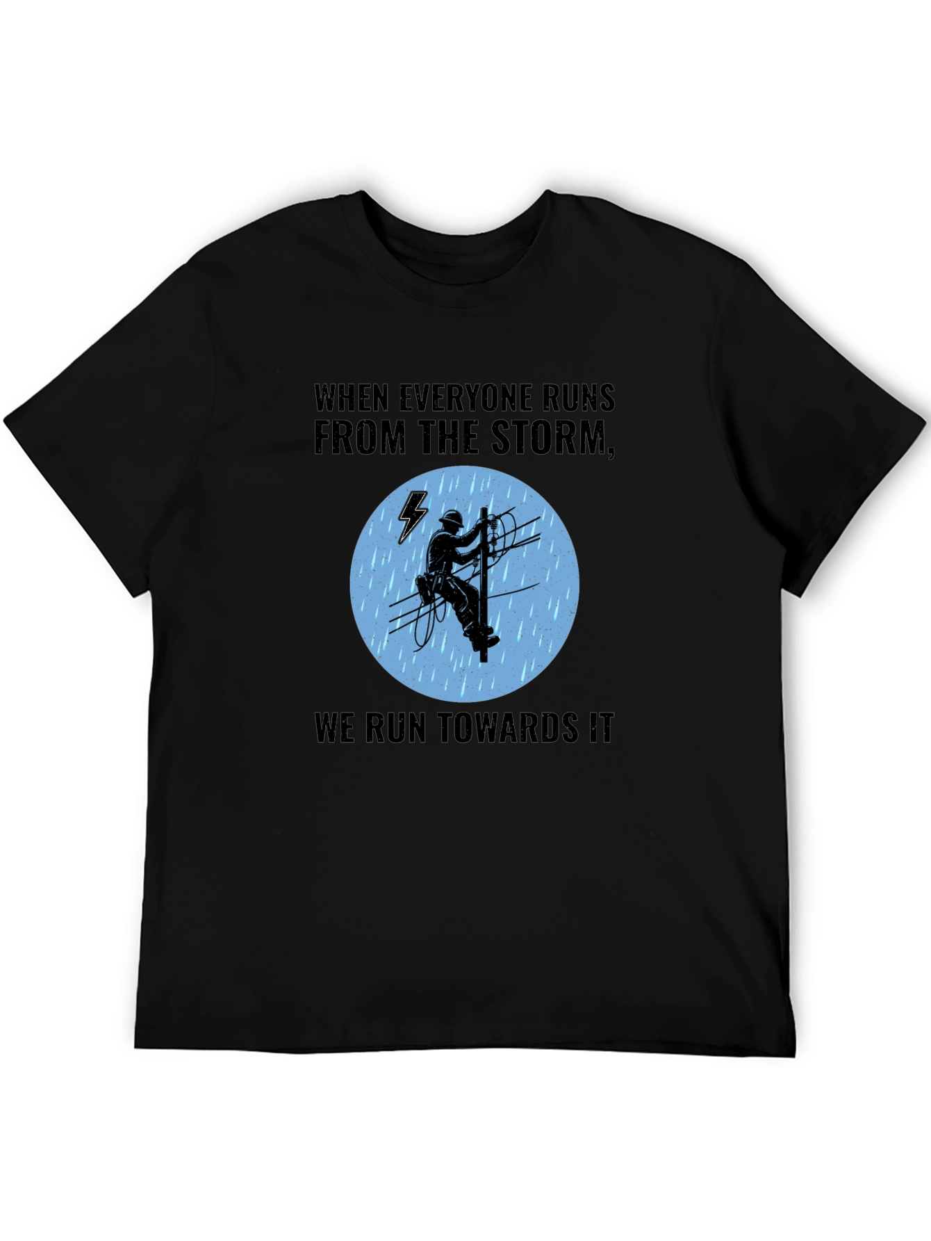 Storm Chaser Lineman T-Shirt