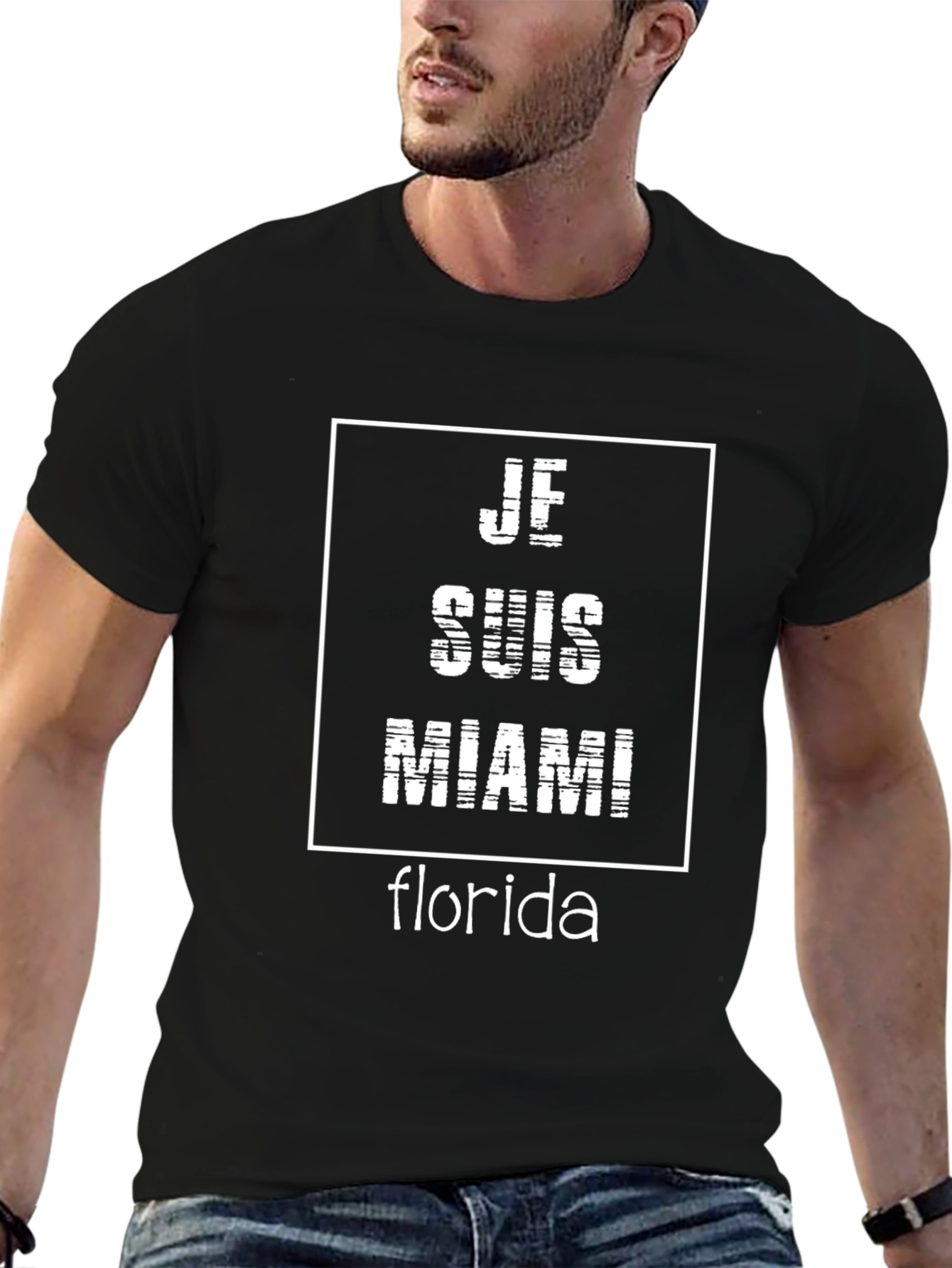 Je Suis Miami Florida Graphic T-Shirt