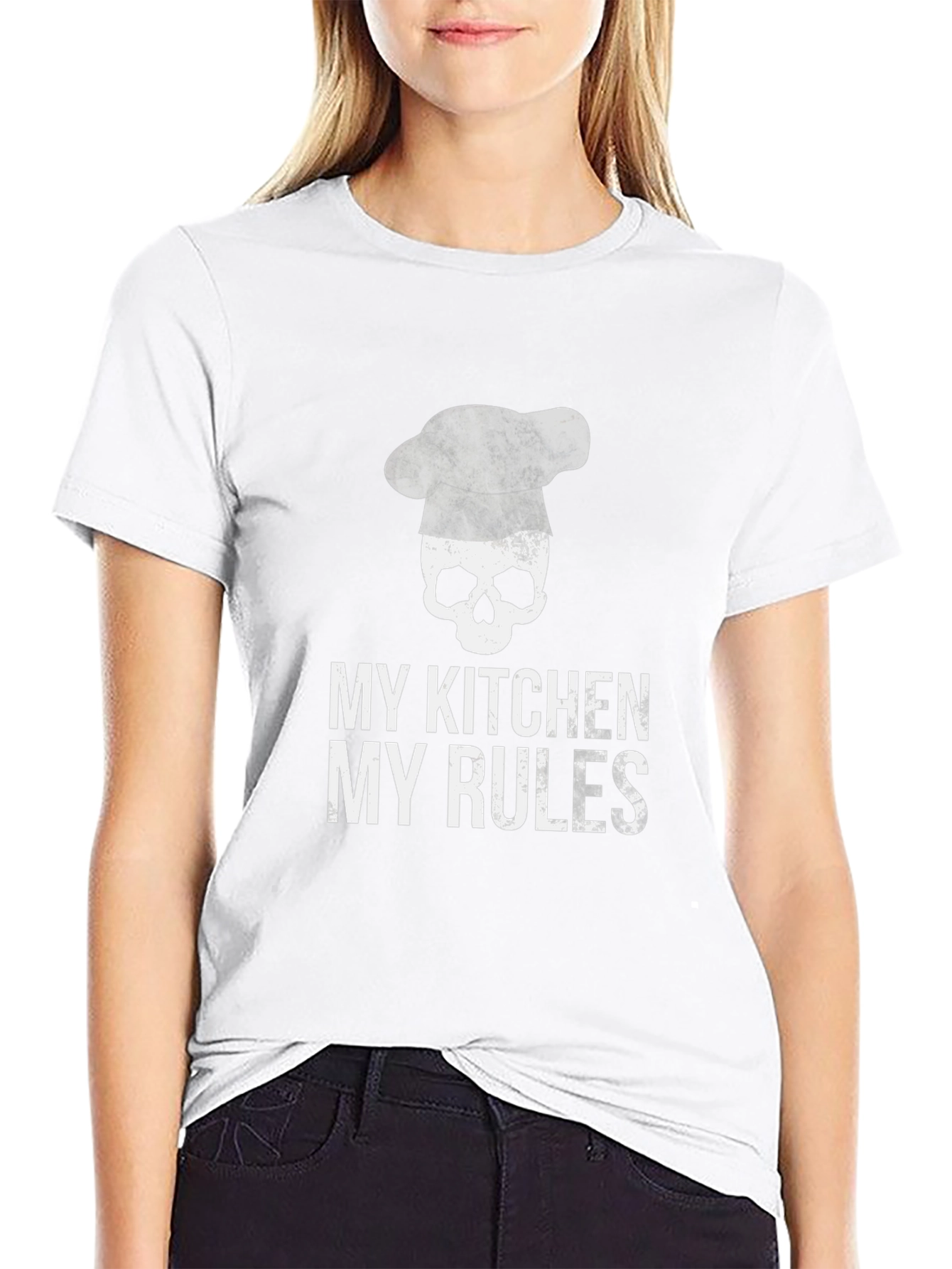 Chef Skull T-Shirt - My Kitchen My Rules