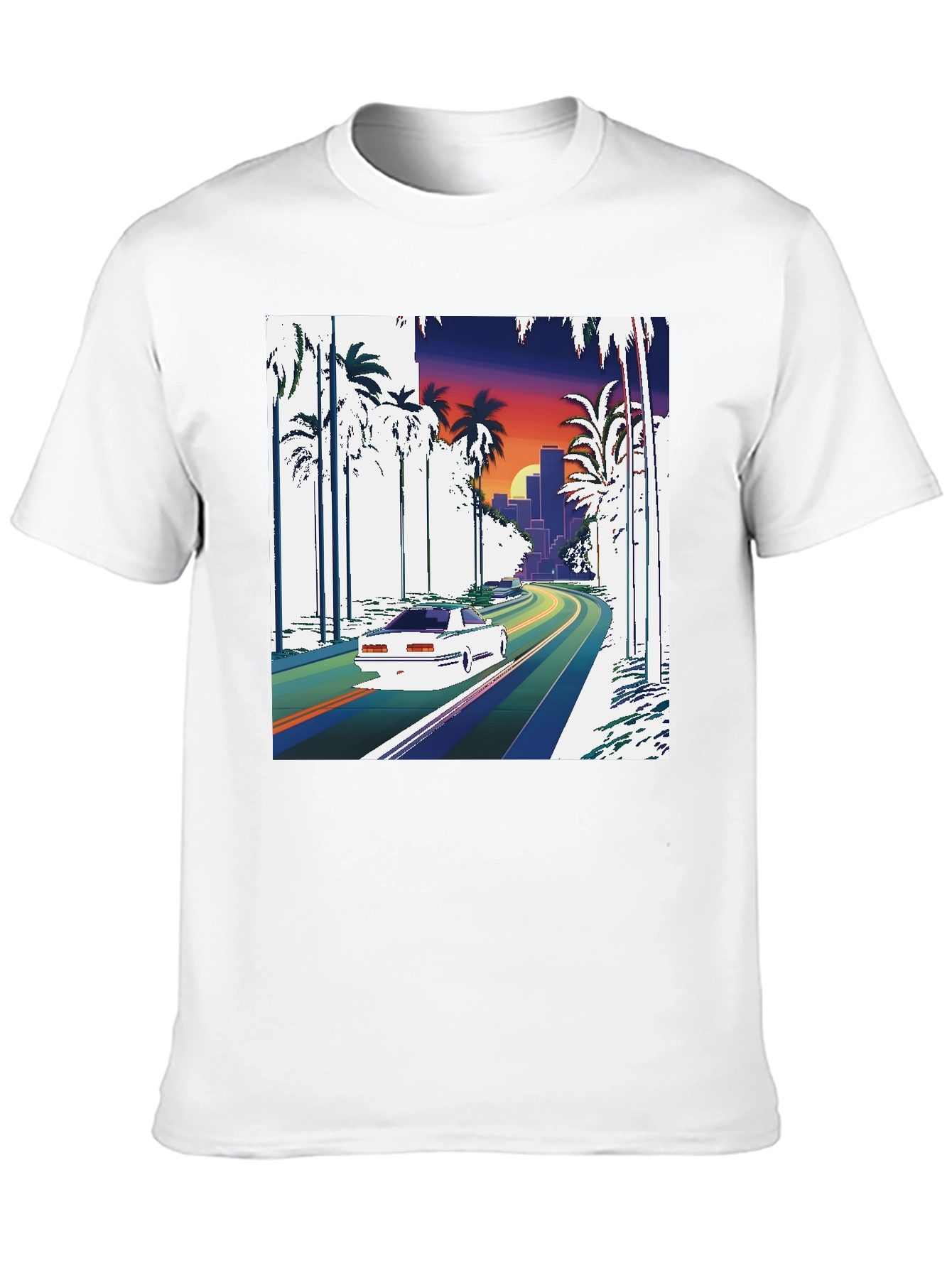 Retro Miami Vice Style T-Shirt