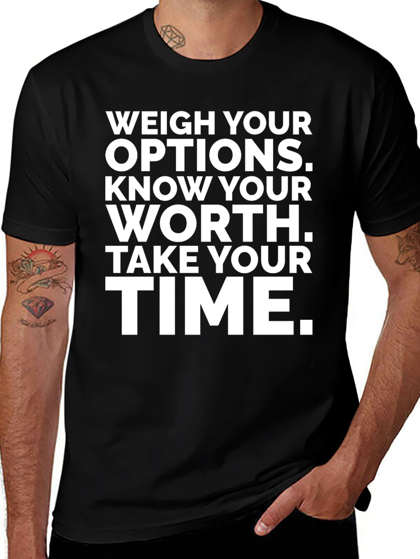 Motivational Quote Graphic T-Shirt