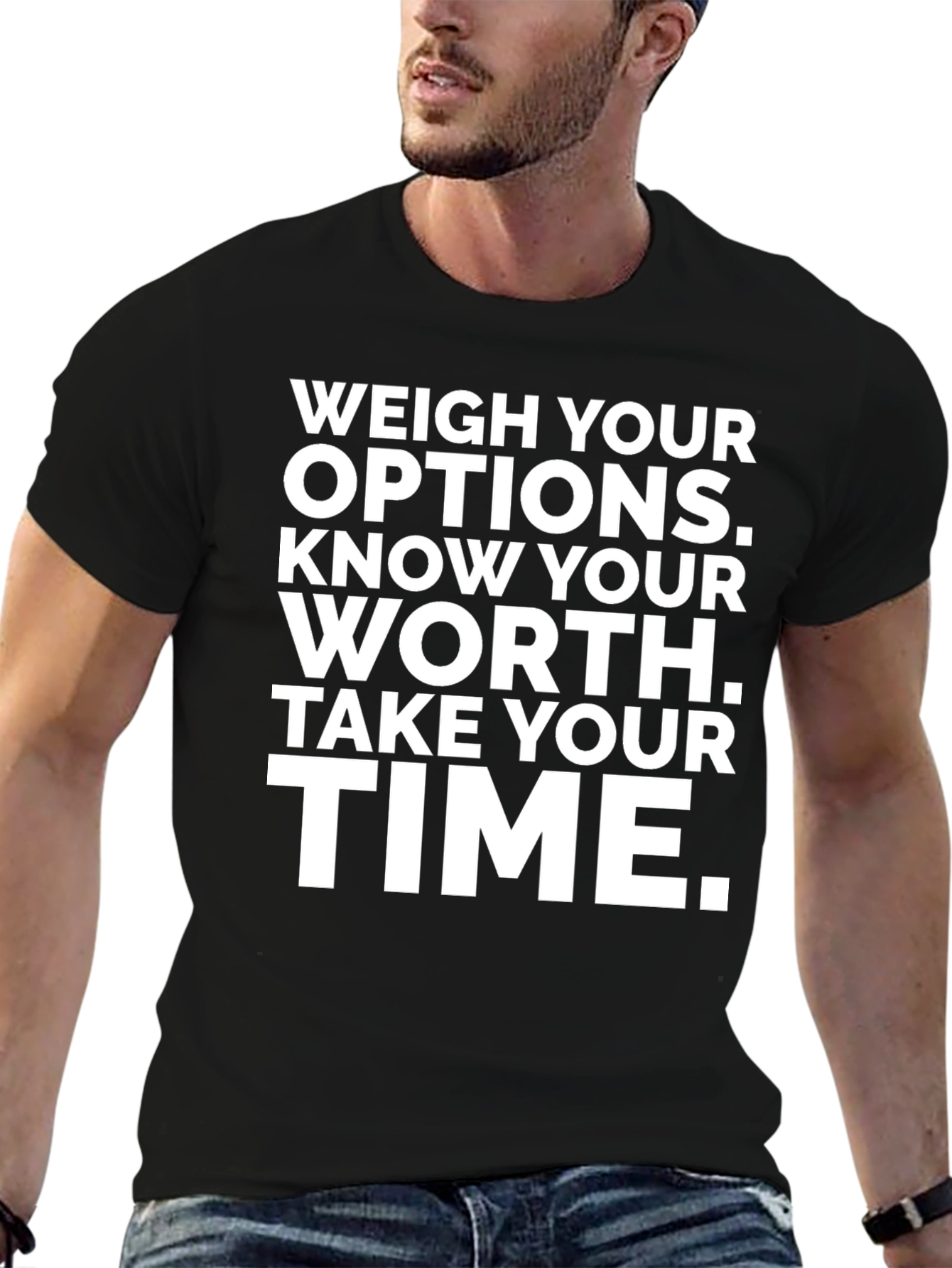 Motivational Quote Graphic T-Shirt
